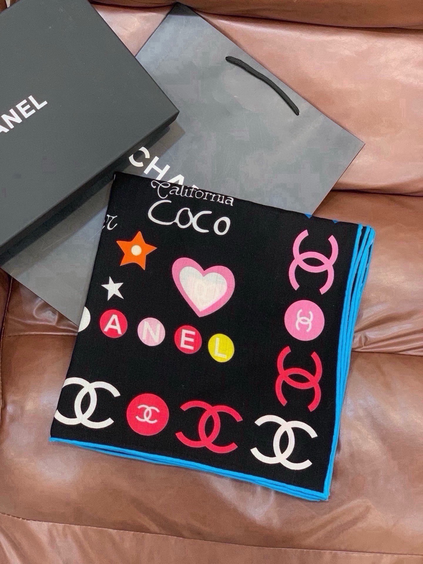 Cheap New  Chanel high-quality scarf in 217660, $55 USD- [IB217660] - Replica Chanel Scarf