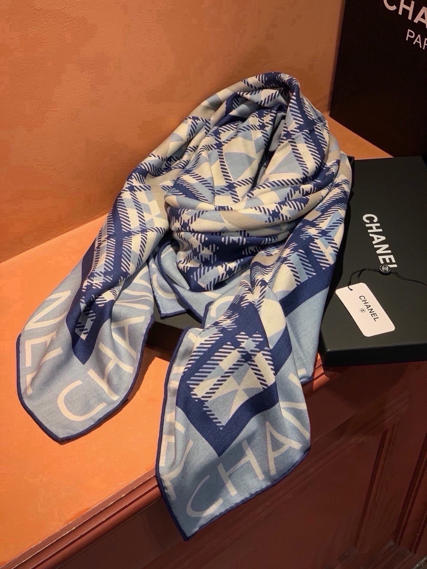 Cheap New  Chanel high-quality scarf in 217667, $55 USD- [IB217667] - Replica Chanel Scarf