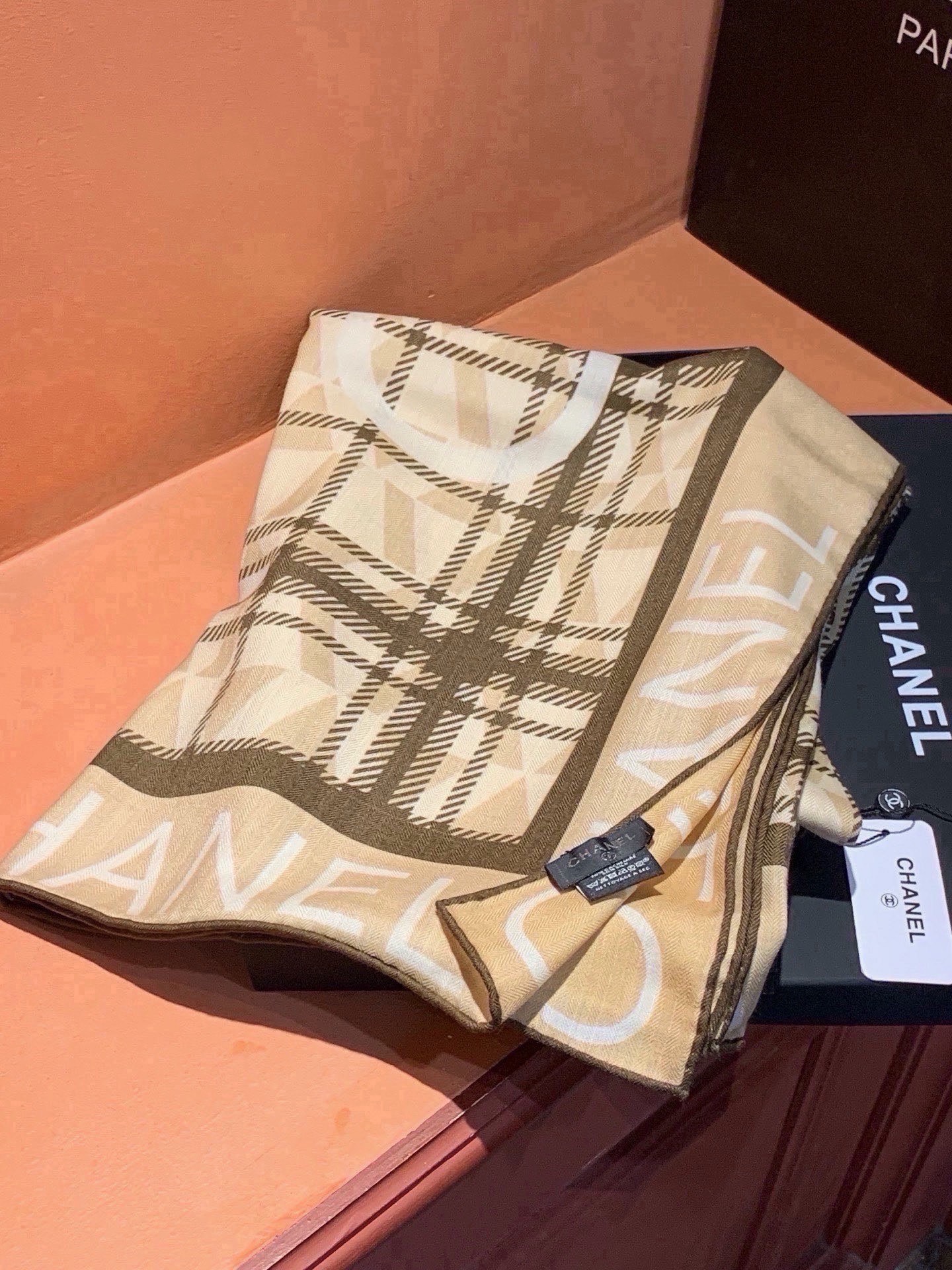 Cheap New  Chanel high-quality scarf in 217668, $55 USD- [IB217668] - Replica Chanel Scarf