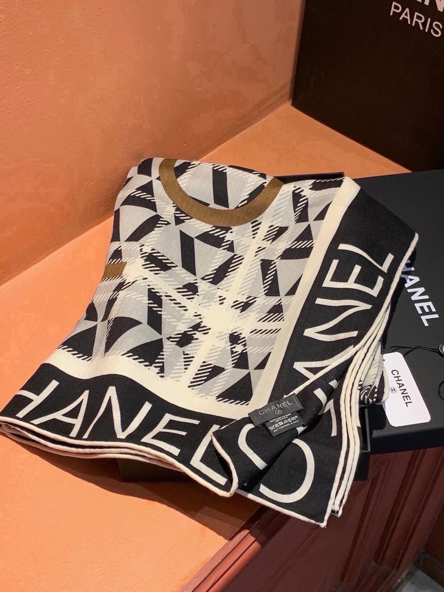 Cheap New  Chanel high-quality scarf in 217669, $55 USD- [IB217669] - Replica Chanel Scarf