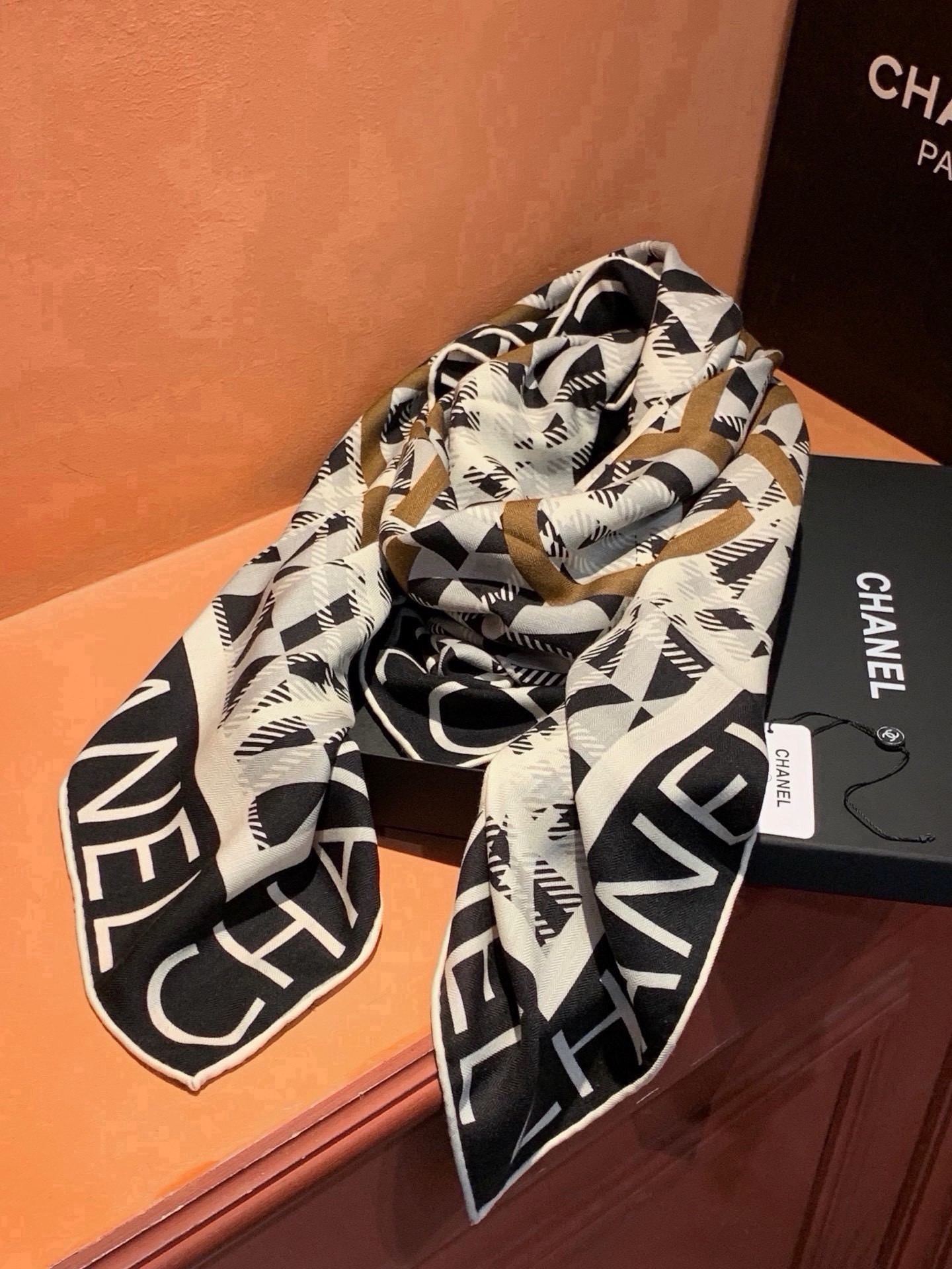 Cheap New  Chanel high-quality scarf in 217669, $55 USD- [IB217669] - Replica Chanel Scarf