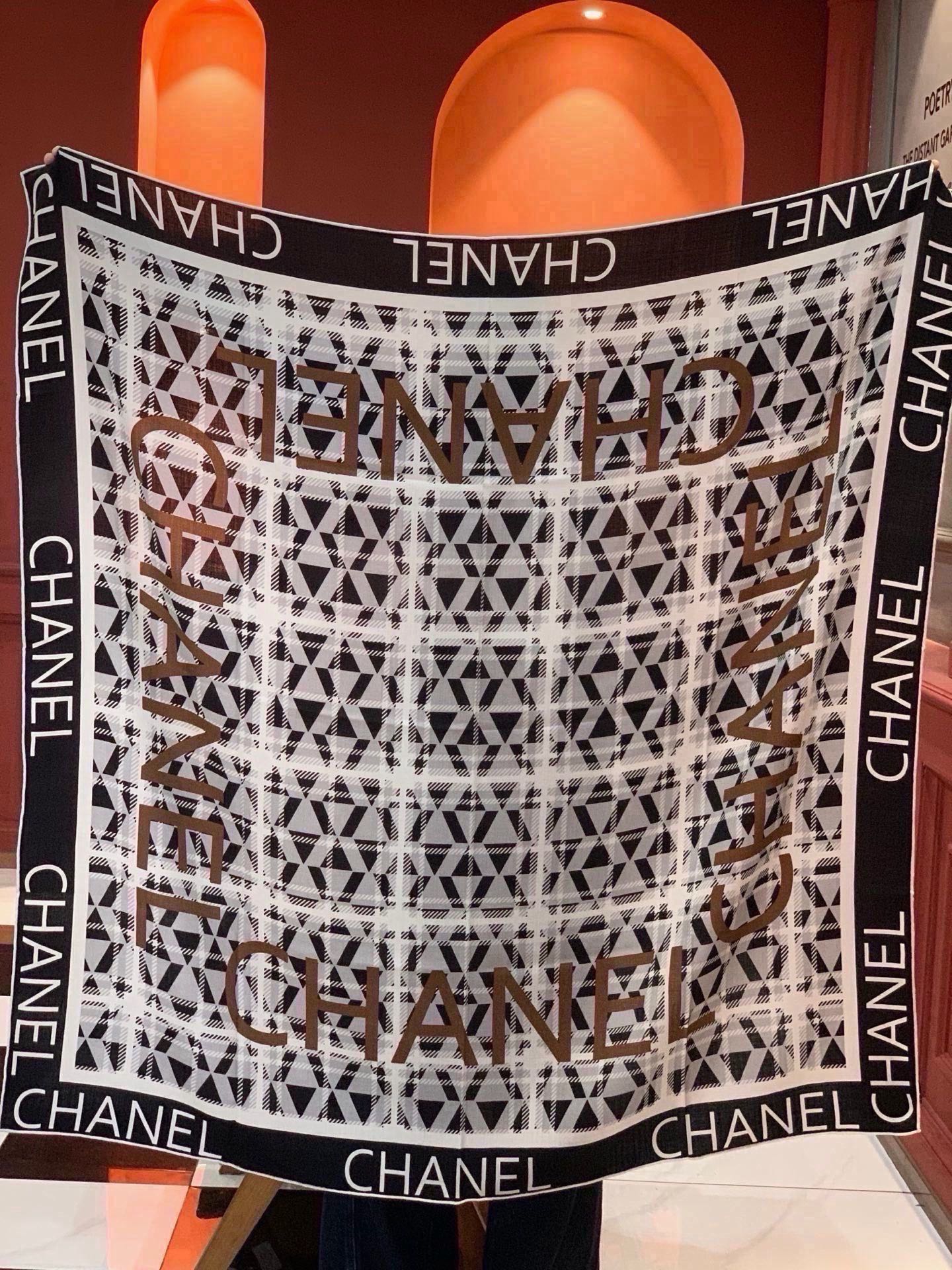Cheap New  Chanel high-quality scarf in 217669, $55 USD- [IB217669] - Replica Chanel Scarf