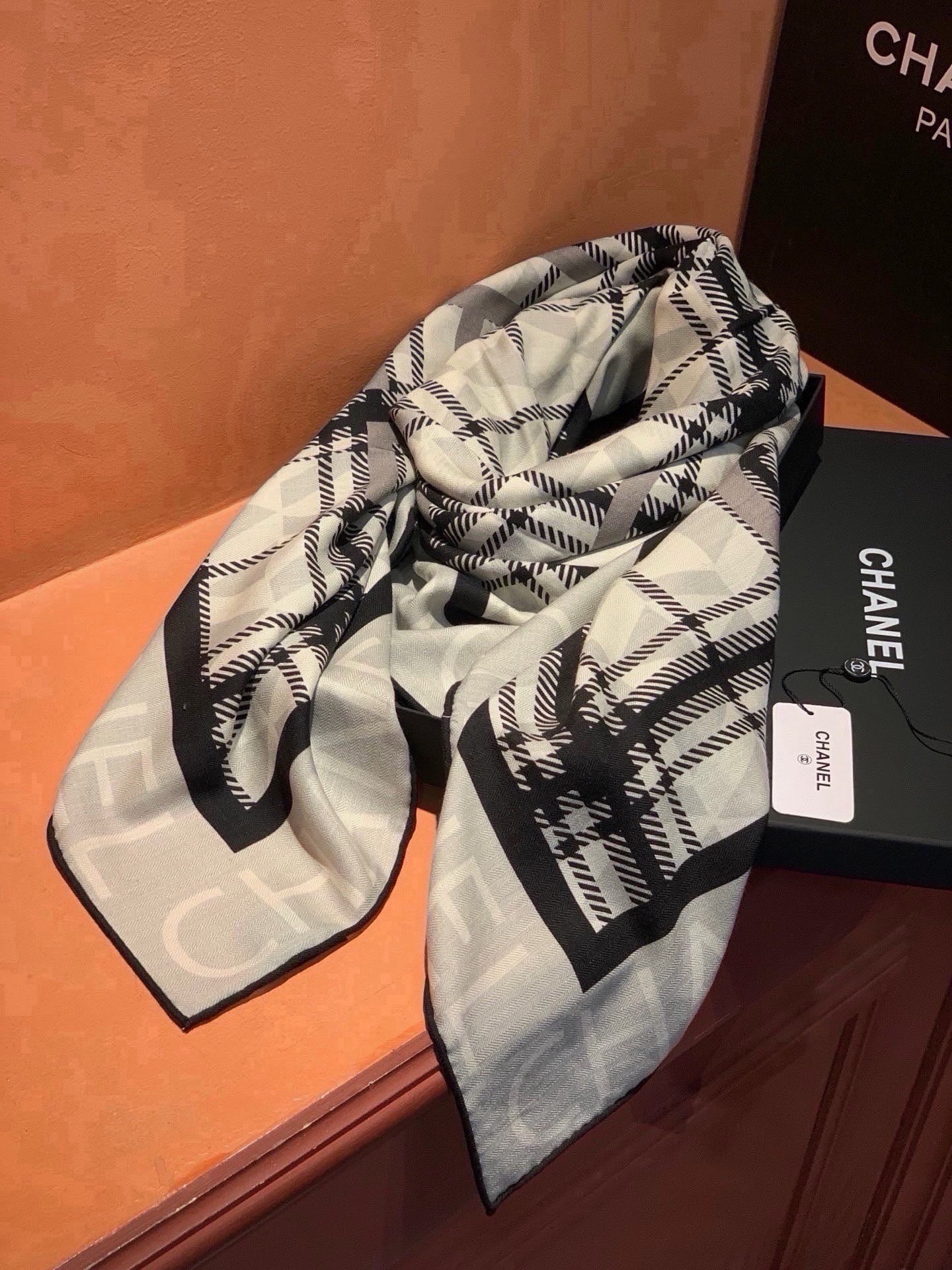 Cheap New  Chanel high-quality scarf in 217670, $55 USD- [IB217670] - Replica Chanel Scarf