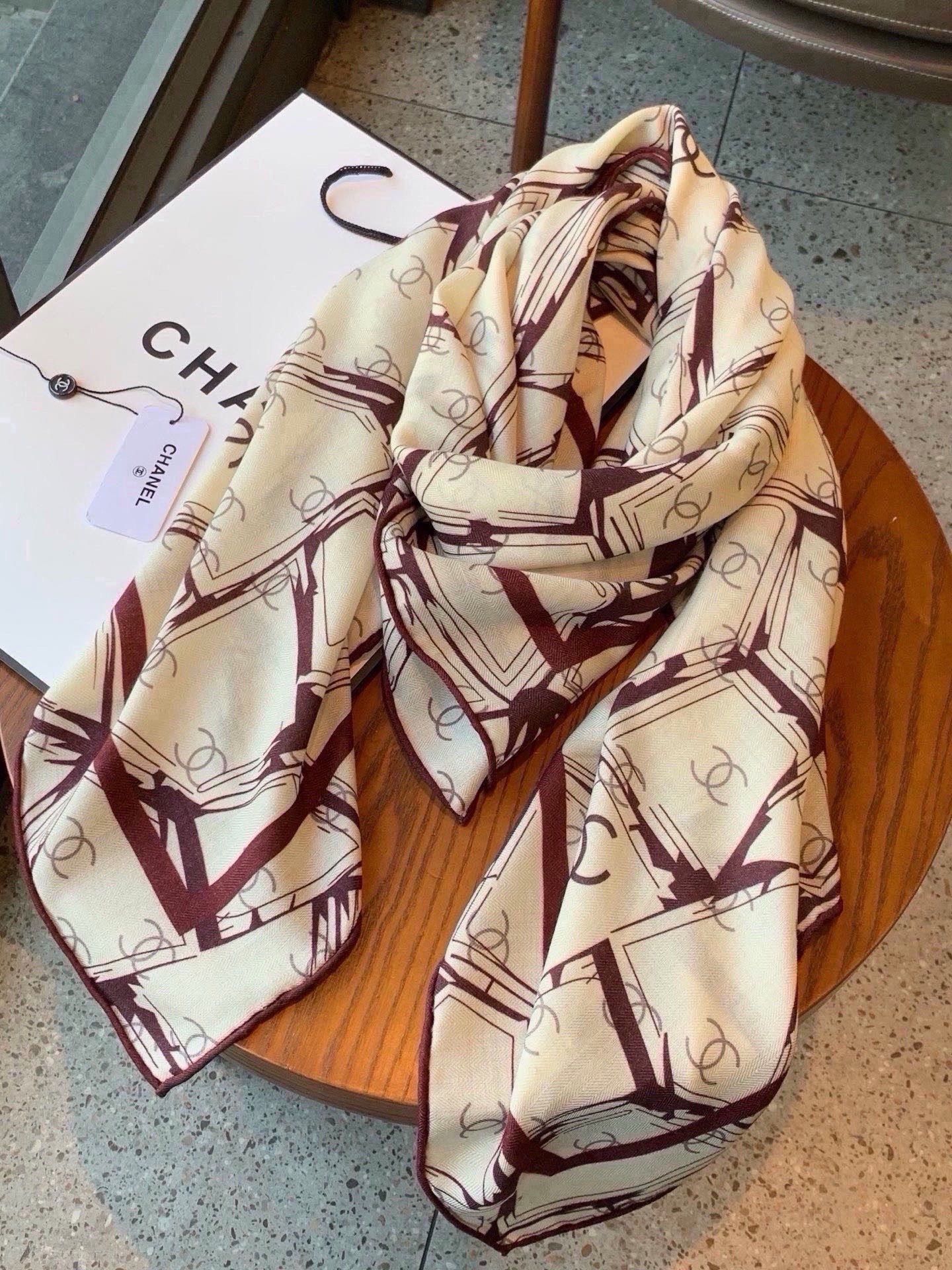 Cheap New  Chanel high-quality scarf in 217671, $55 USD- [IB217671] - Replica Chanel Scarf