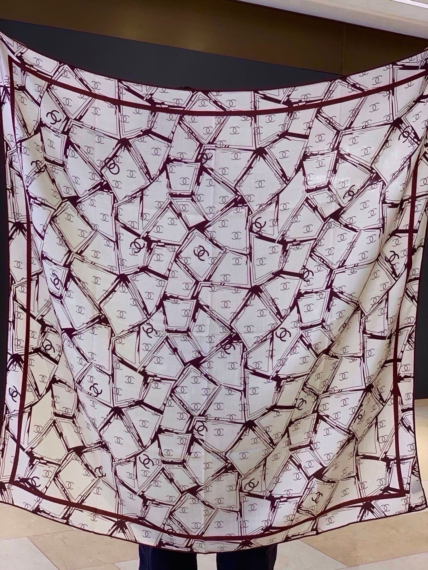 Cheap New  Chanel high-quality scarf in 217671, $55 USD- [IB217671] - Replica Chanel Scarf