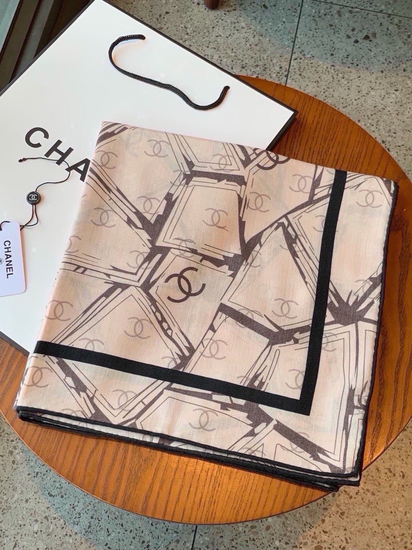 Cheap New  Chanel high-quality scarf in 217672, $55 USD- [IB217672] - Replica Chanel Scarf