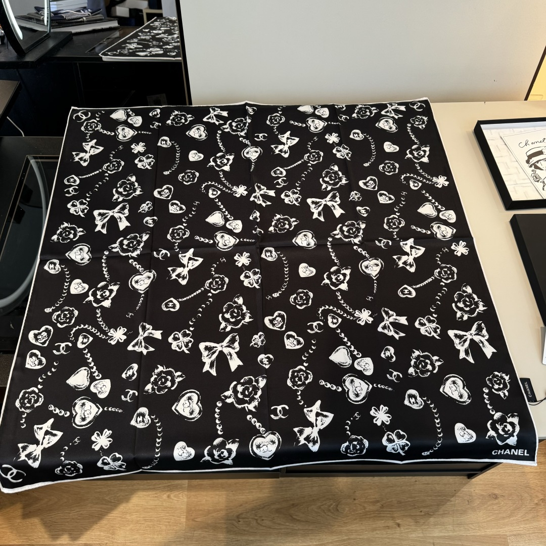 Cheap New  Chanel high-quality scarf in 217680, $50 USD- [IB217680] - Replica Chanel Scarf