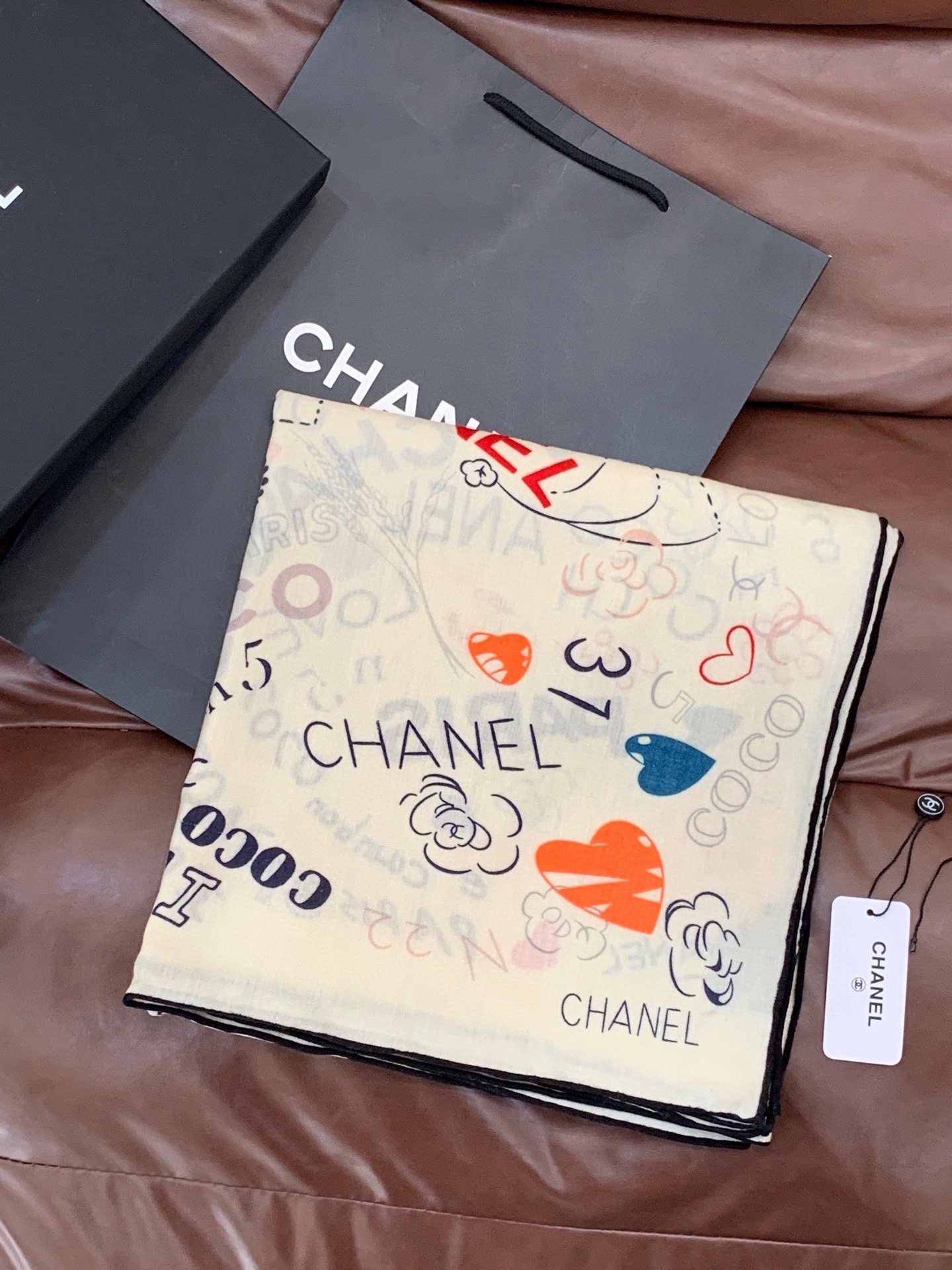 Cheap New  Chanel high-quality scarf in 217688, $55 USD- [IB217688] - Replica Chanel Scarf