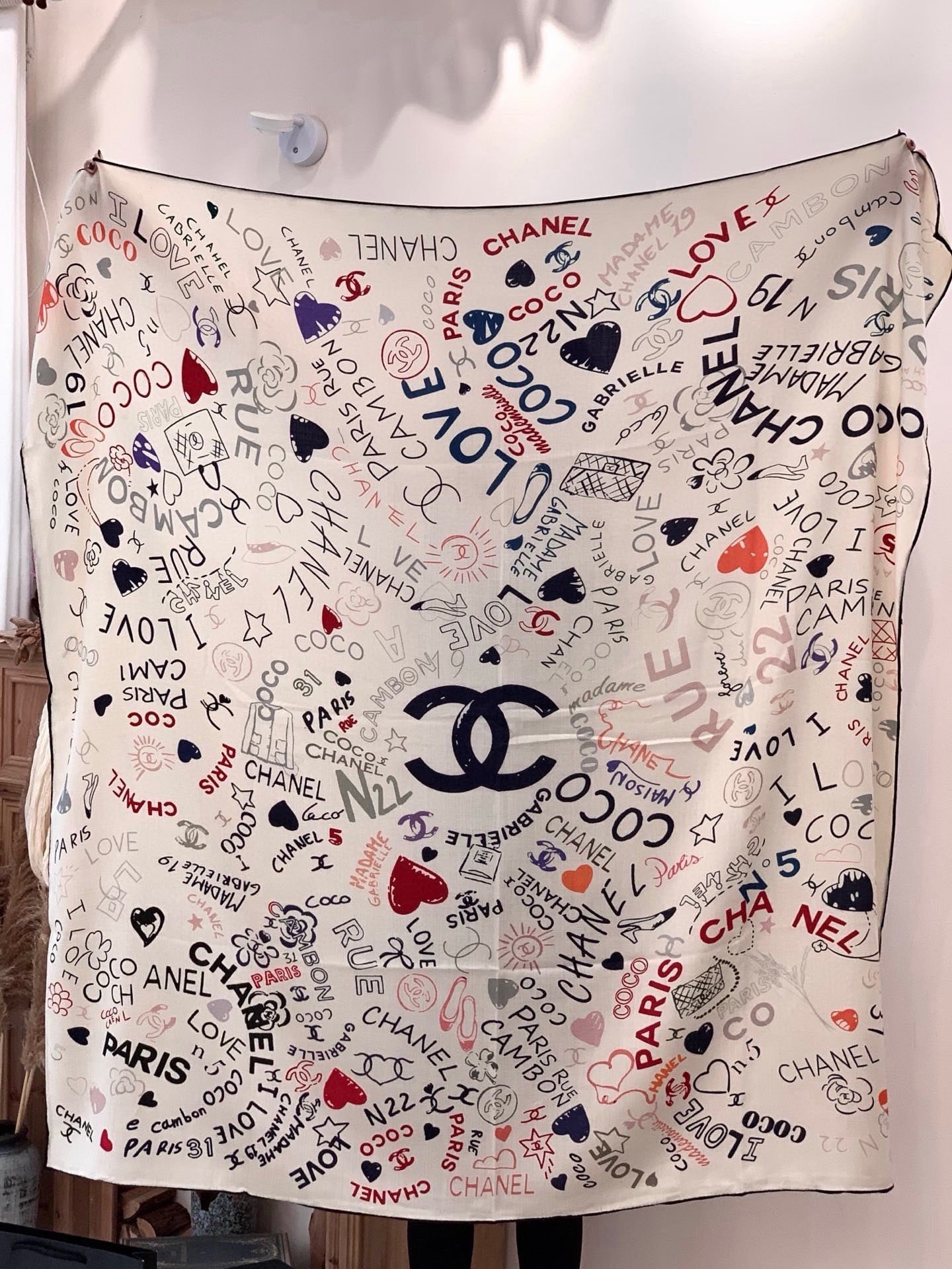 Cheap New  Chanel high-quality scarf in 217688, $55 USD- [IB217688] - Replica Chanel Scarf
