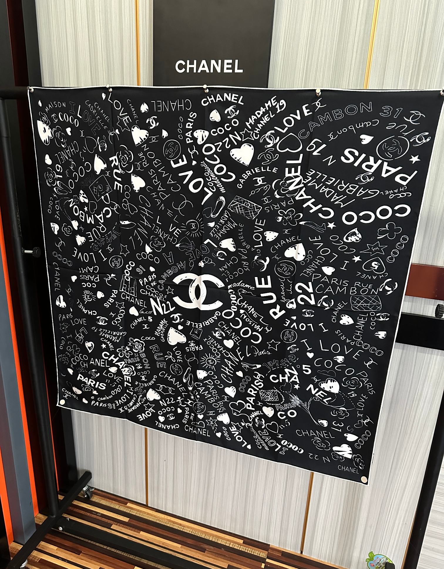 Cheap New  Chanel high-quality scarf in 217691, $55 USD- [IB217691] - Replica Chanel Scarf