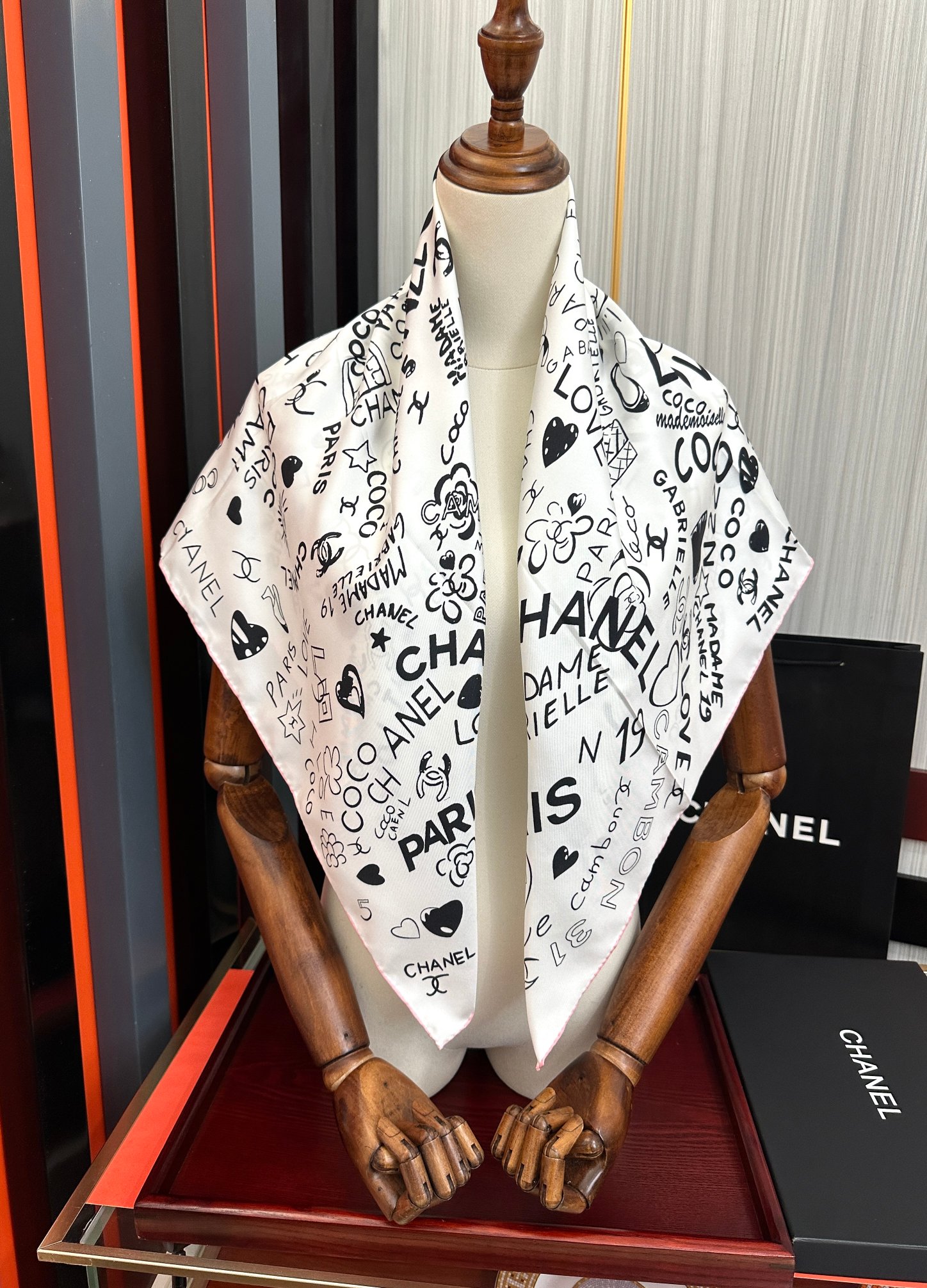 Cheap New  Chanel high-quality scarf in 217692, $55 USD- [IB217692] - Replica Chanel Scarf