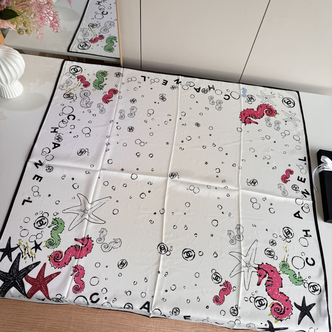 Cheap New  Chanel high-quality scarf in 217694, $55 USD- [IB217694] - Replica Chanel Scarf