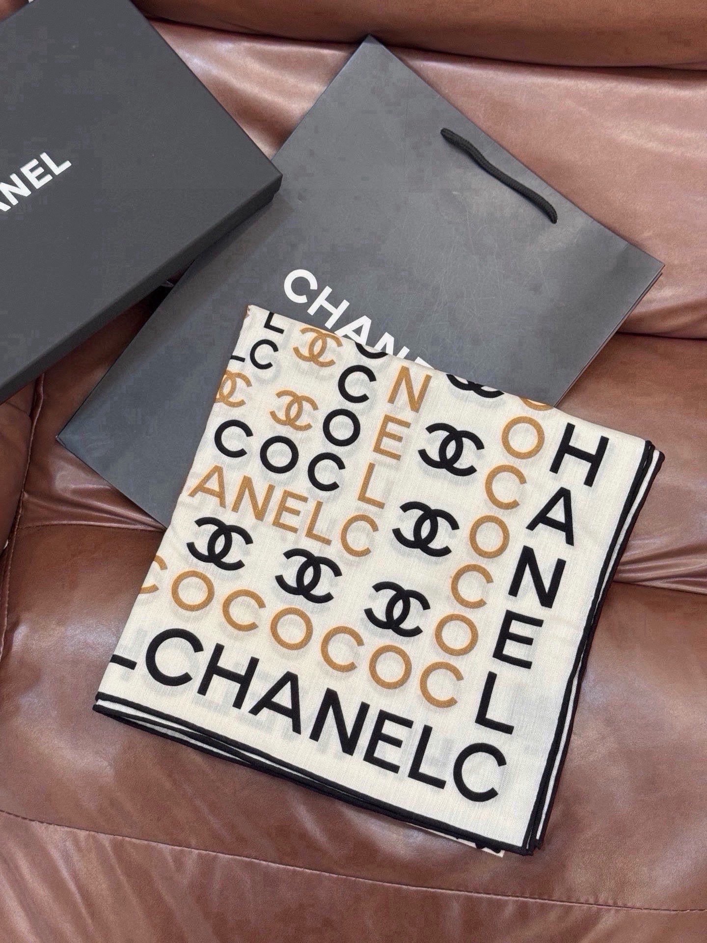 Cheap New  Chanel high-quality scarf in 217697, $55 USD- [IB217697] - Replica Chanel Scarf
