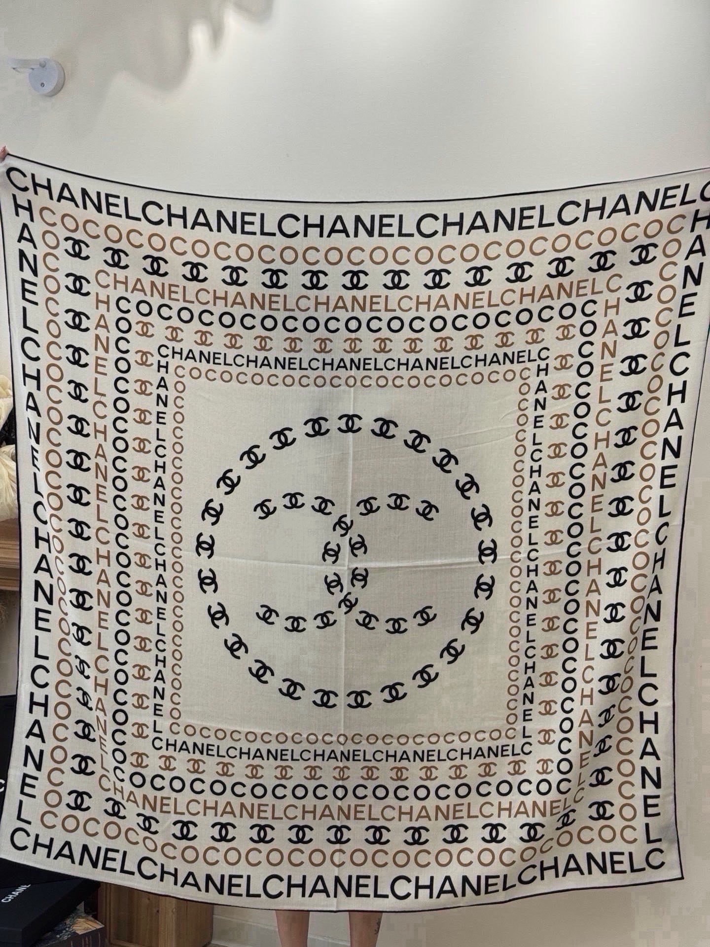 Cheap New  Chanel high-quality scarf in 217697, $55 USD- [IB217697] - Replica Chanel Scarf
