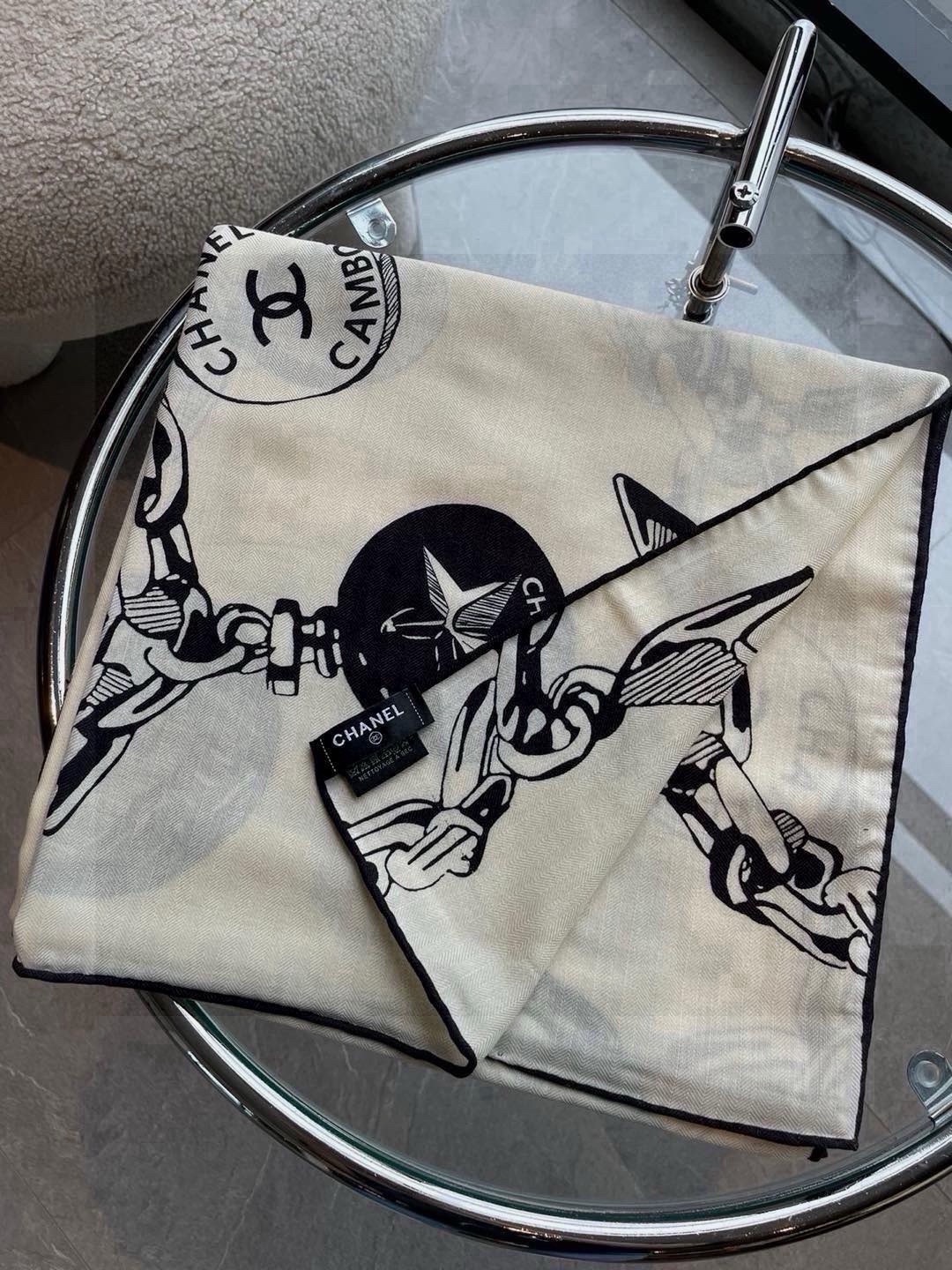 Cheap New  Chanel high-quality scarf in 217698, $55 USD- [IB217698] - Replica Chanel Scarf