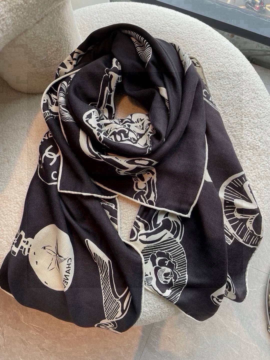 Cheap New  Chanel high-quality scarf in 217699, $55 USD- [IB217699] - Replica Chanel Scarf