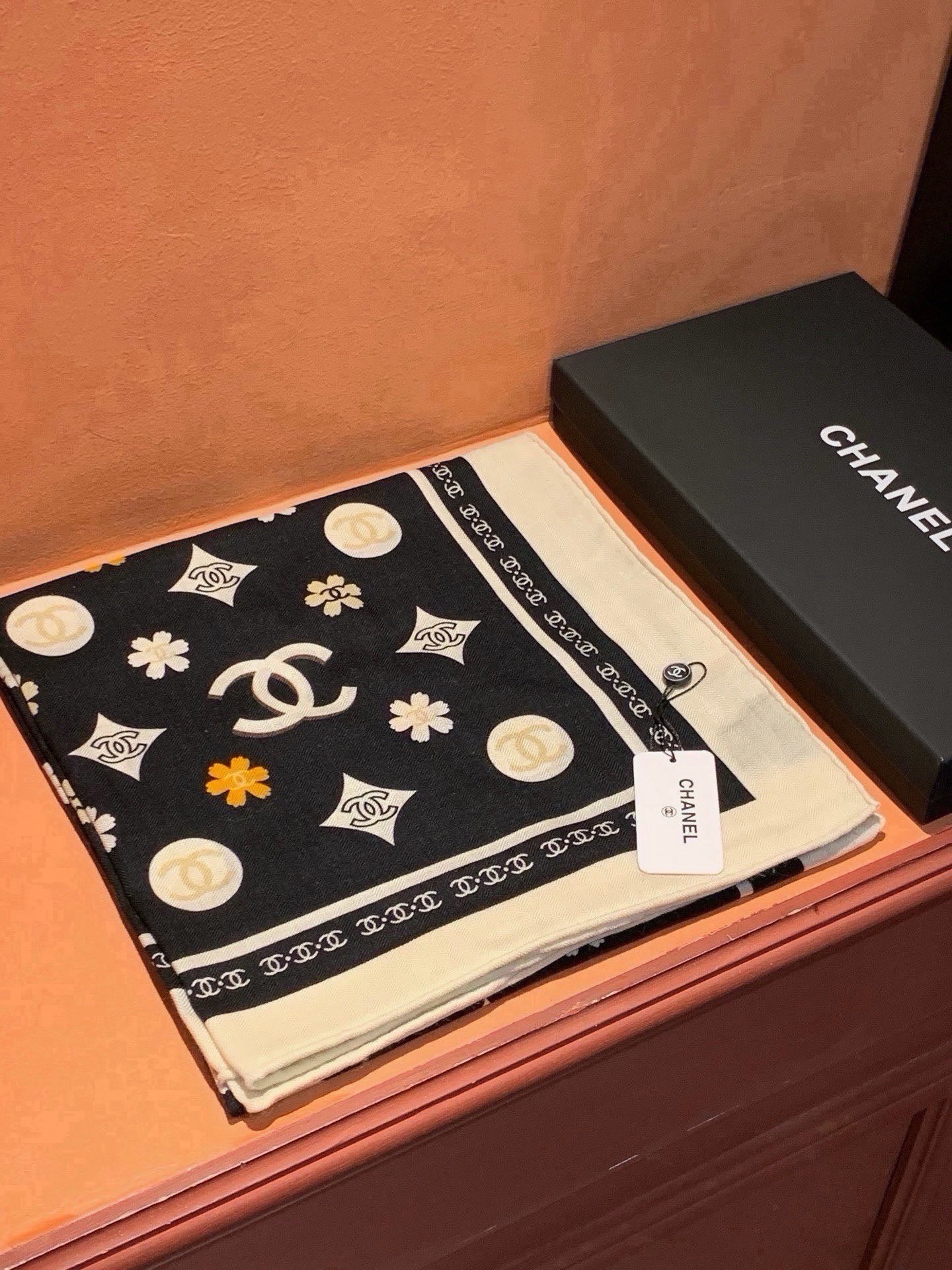 Cheap New  Chanel high-quality scarf in 217700, $55 USD- [IB217700] - Replica Chanel Scarf