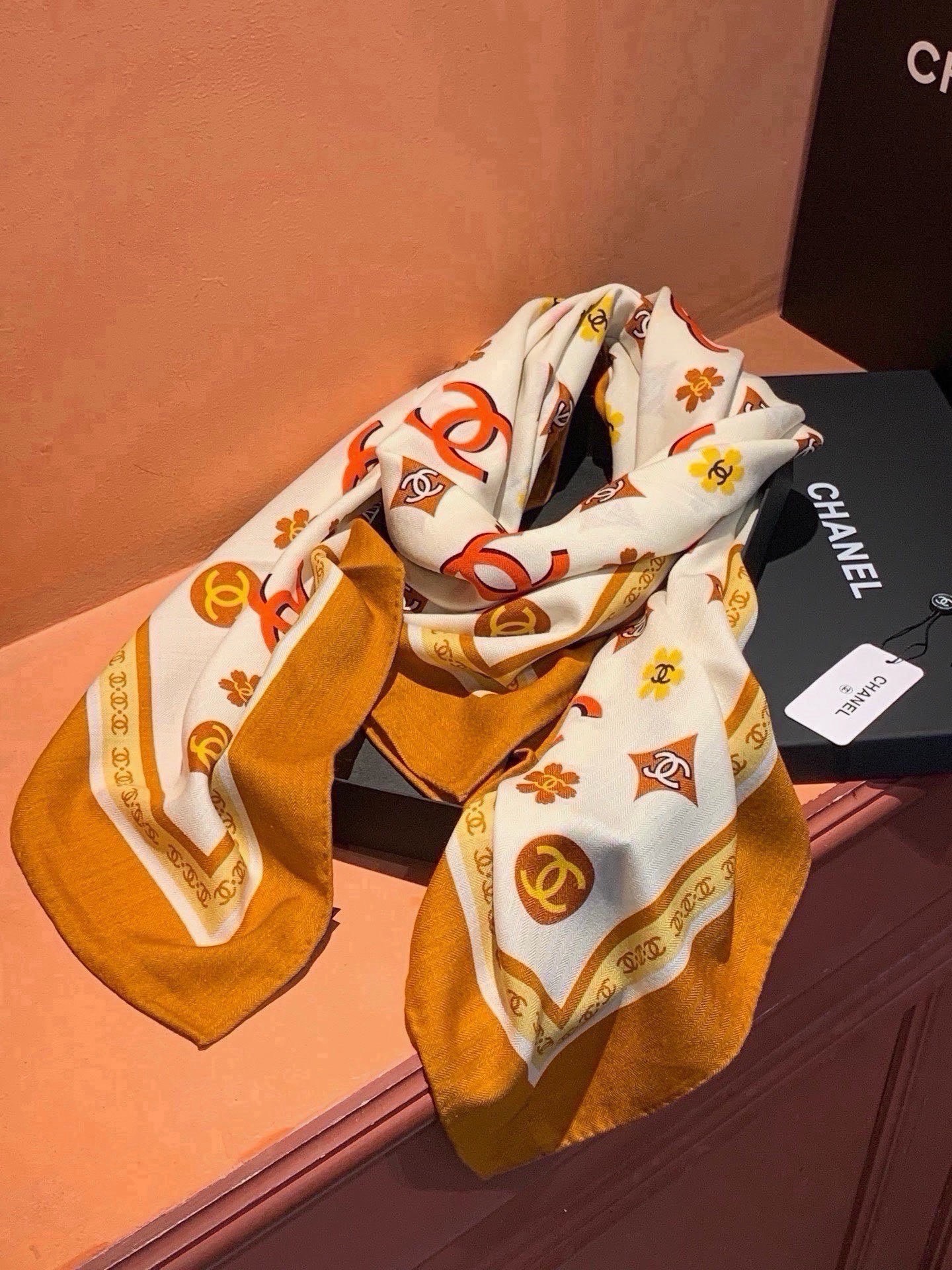 Cheap New  Chanel high-quality scarf in 217701, $55 USD- [IB217701] - Replica Chanel Scarf