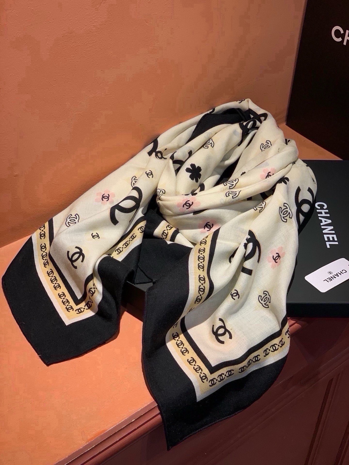 Cheap New  Chanel high-quality scarf in 217702, $55 USD- [IB217702] - Replica Chanel Scarf