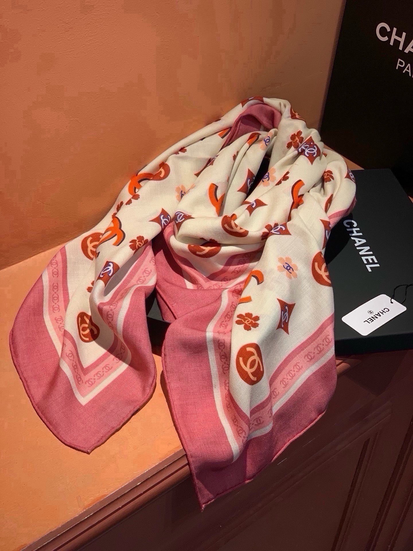 Cheap New  Chanel high-quality scarf in 217703, $55 USD- [IB217703] - Replica Chanel Scarf