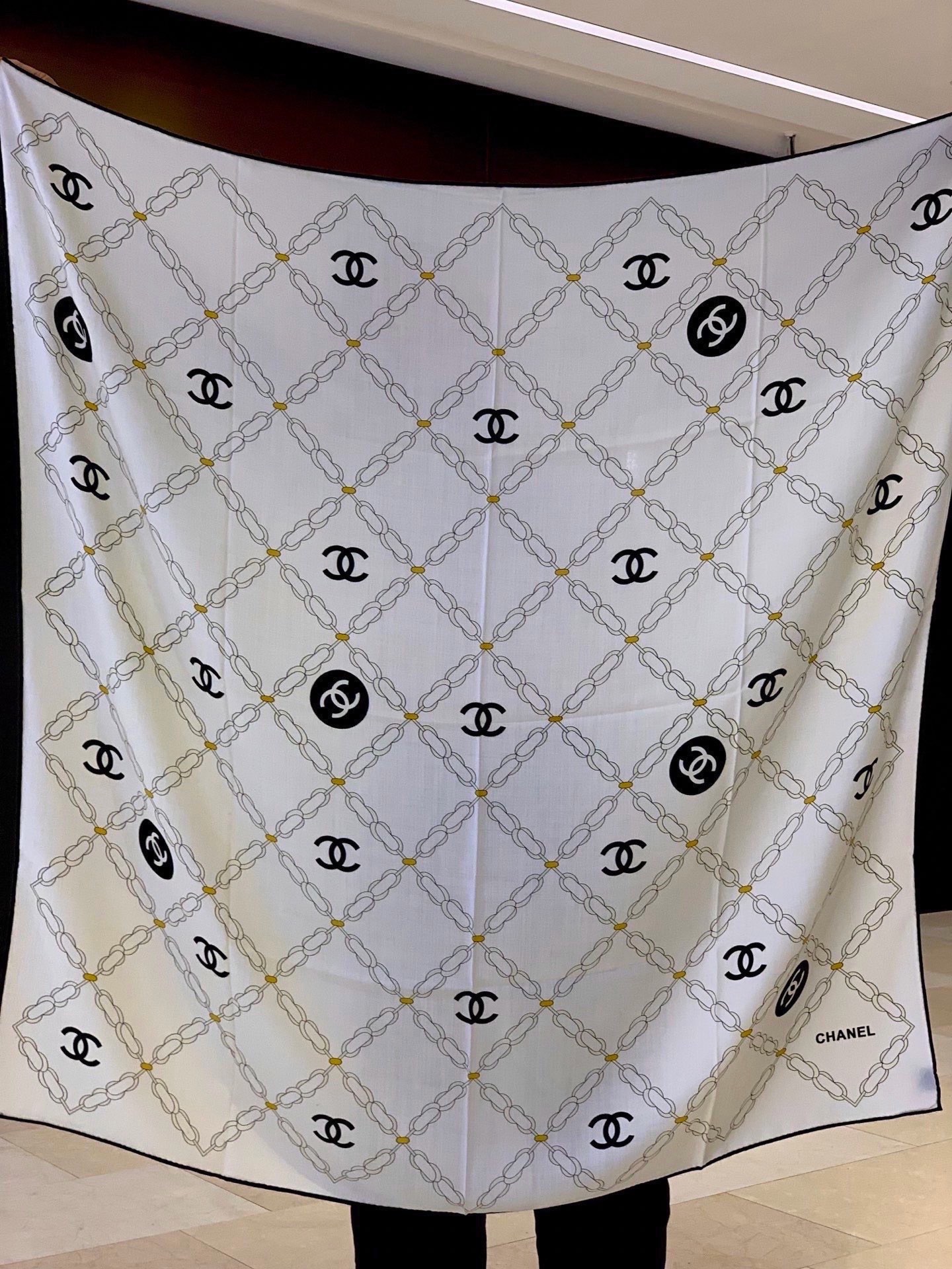 Cheap New  Chanel high-quality scarf in 217704, $55 USD- [IB217704] - Replica Chanel Scarf