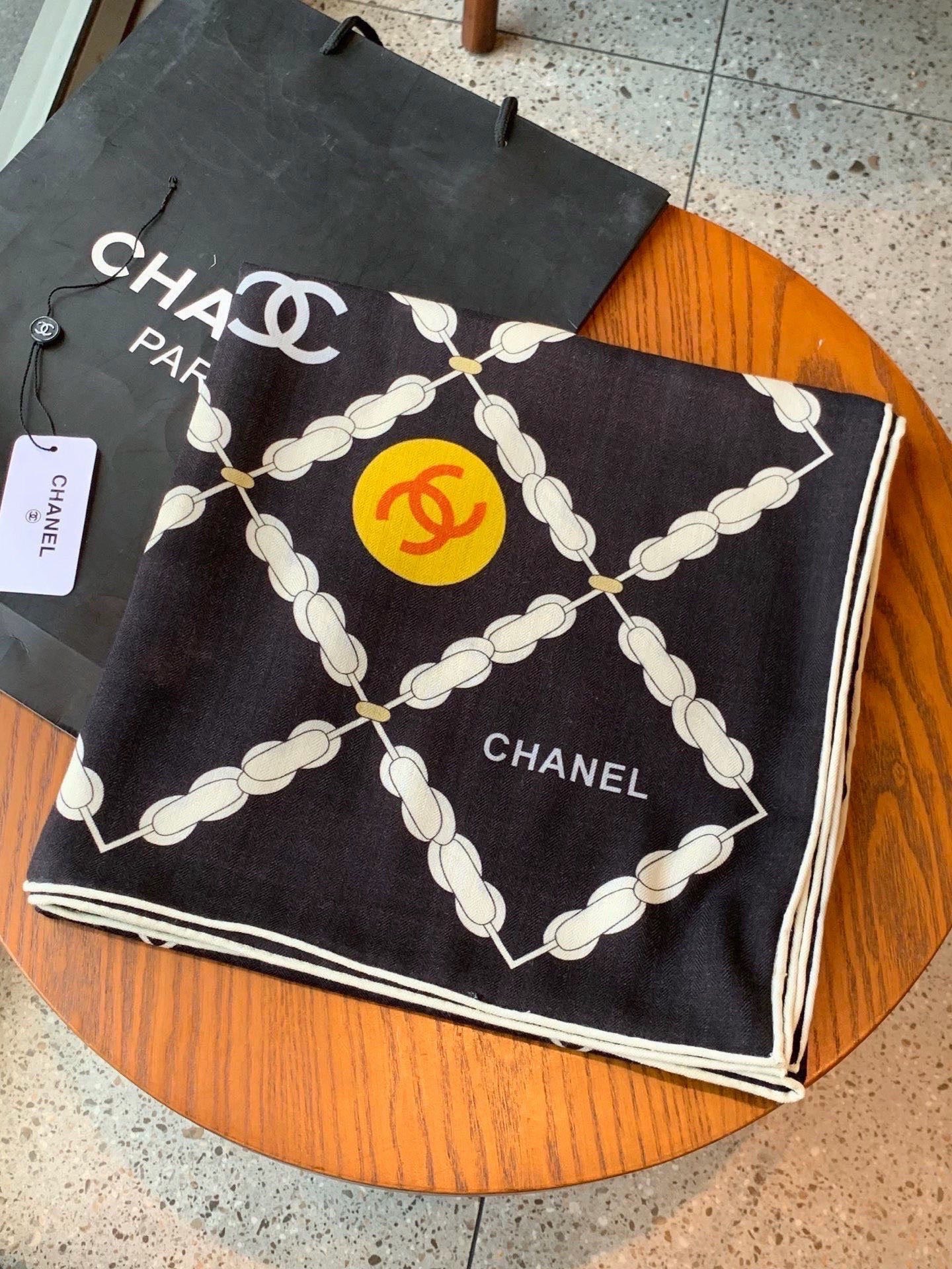 Cheap New  Chanel high-quality scarf in 217705, $55 USD- [IB217705] - Replica Chanel Scarf