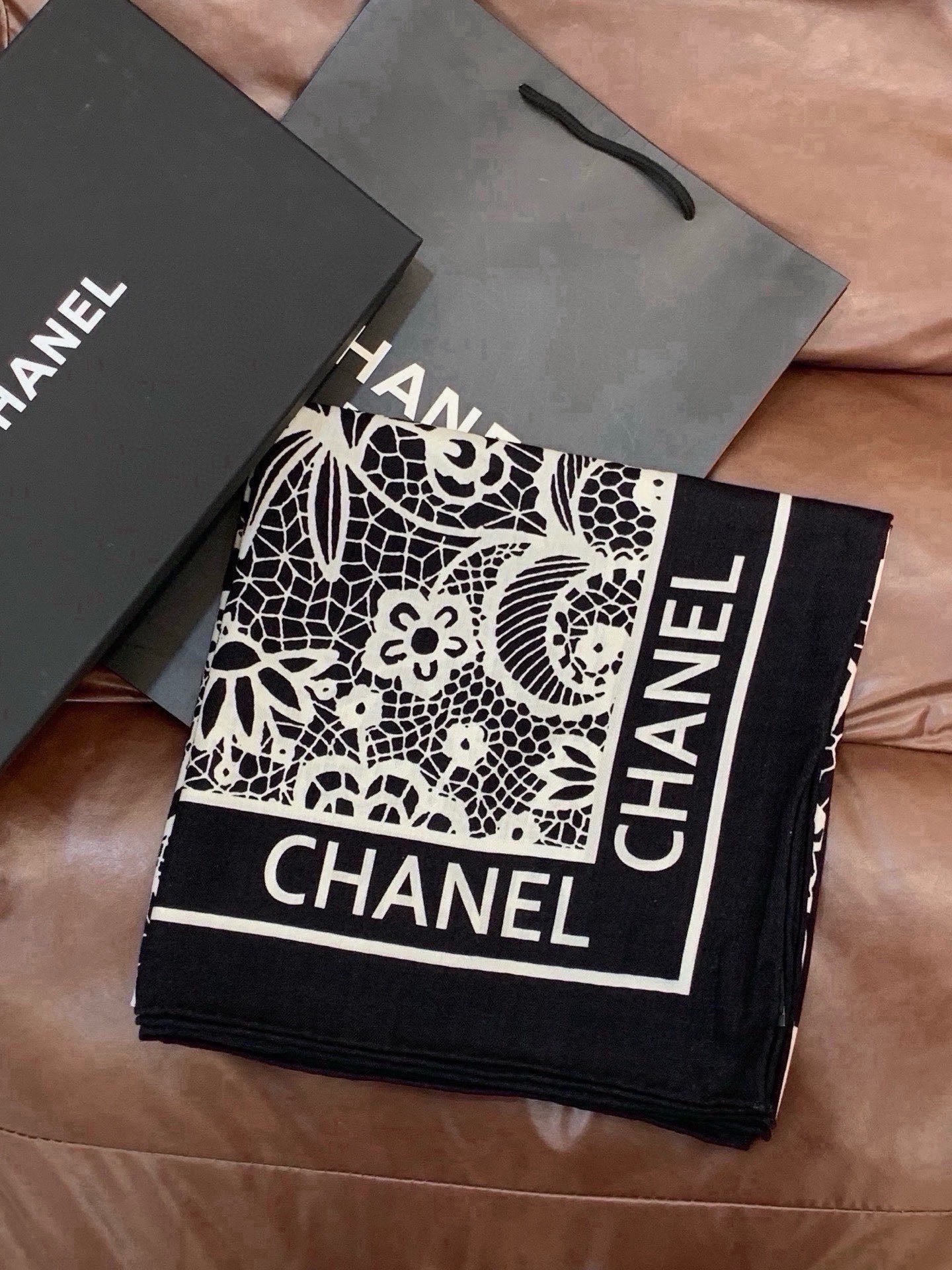 Cheap New  Chanel high-quality scarf in 217706, $55 USD- [IB217706] - Replica Chanel Scarf
