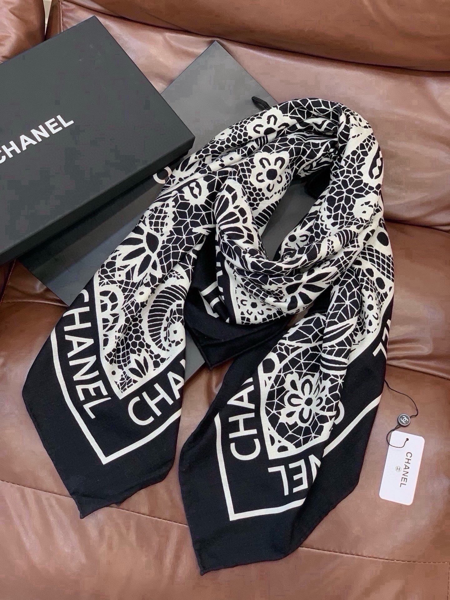 Cheap New  Chanel high-quality scarf in 217706, $55 USD- [IB217706] - Replica Chanel Scarf