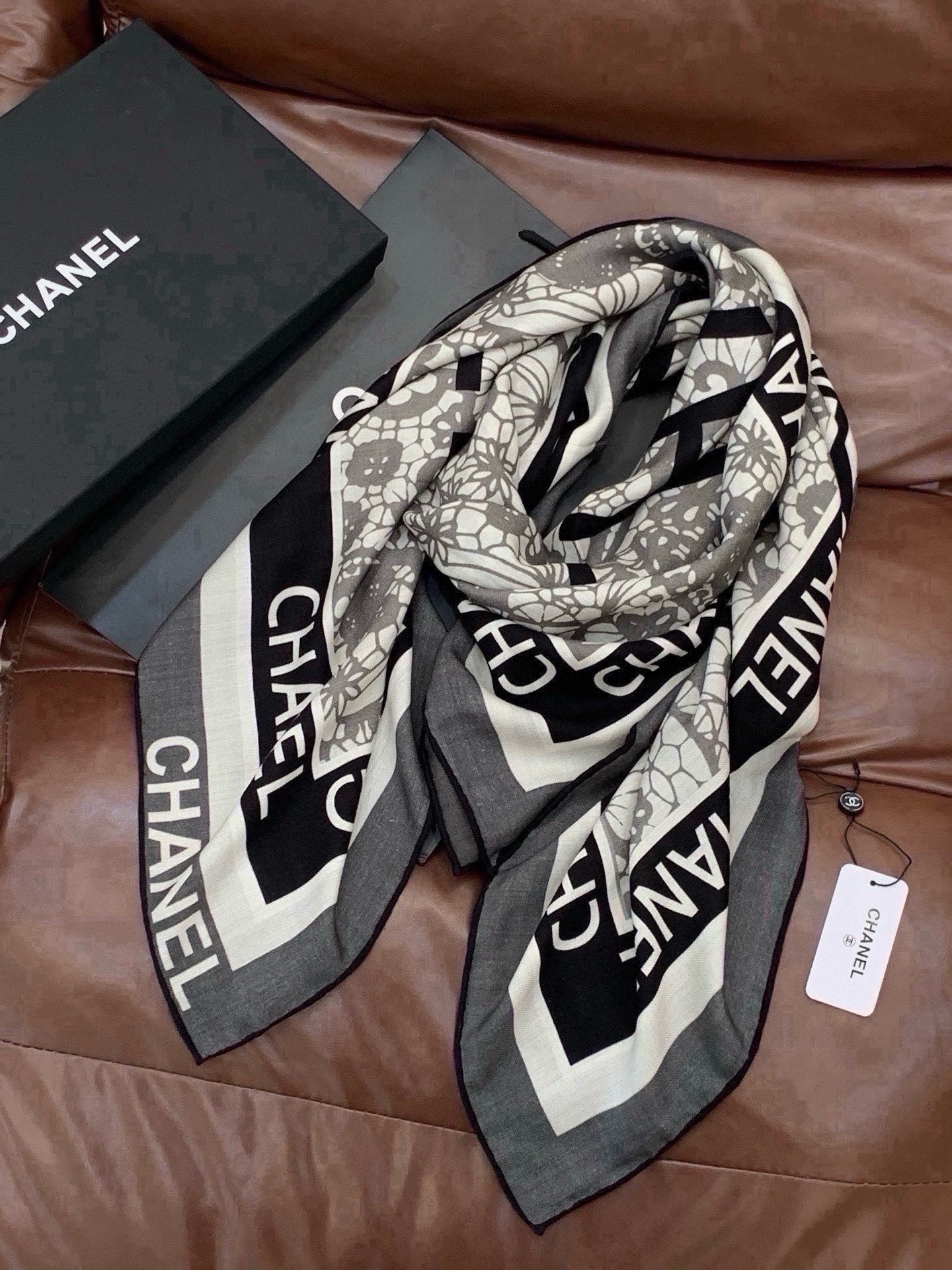Cheap New  Chanel high-quality scarf in 217708, $55 USD- [IB217708] - Replica Chanel Scarf