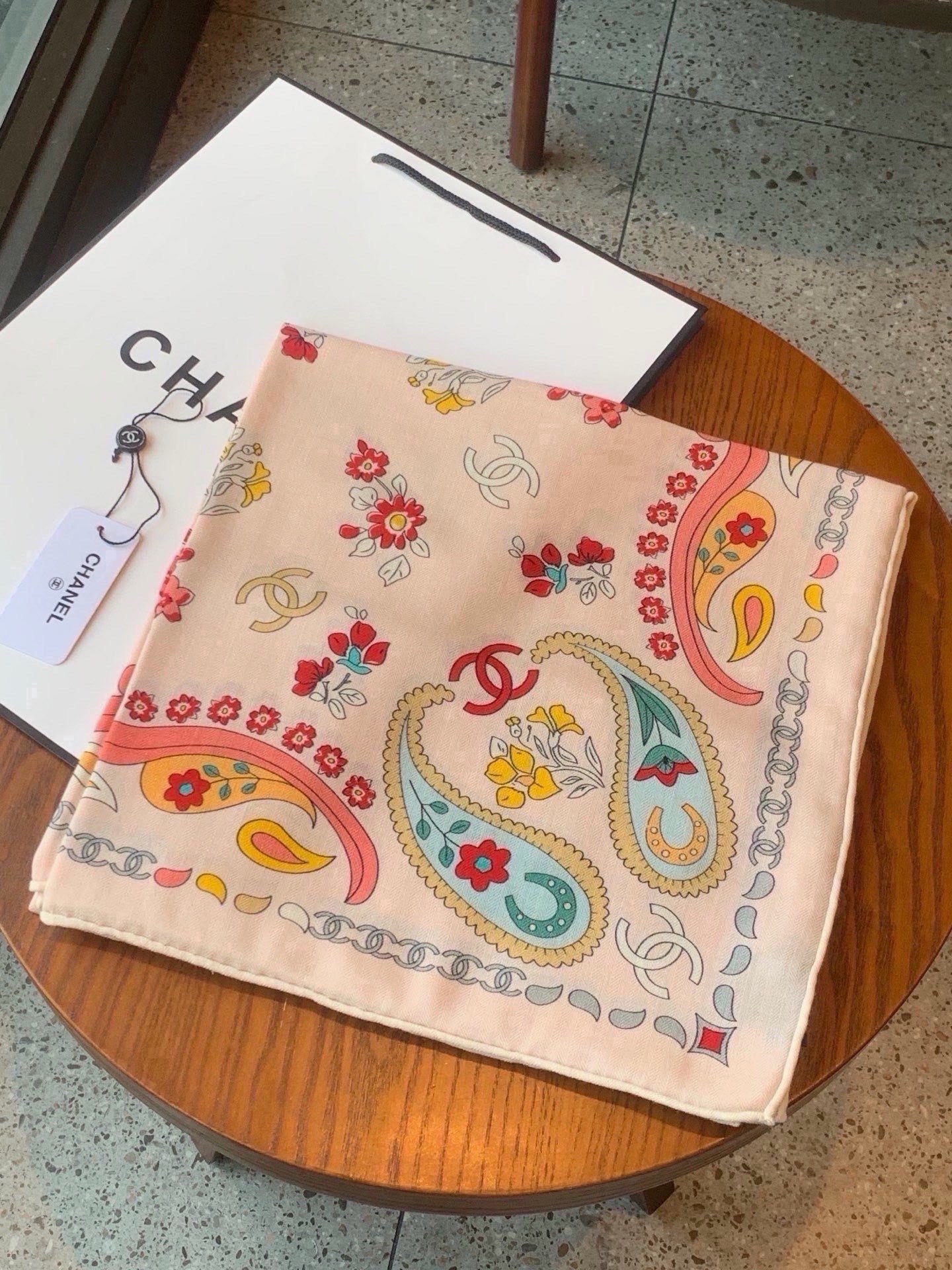 Cheap New  Chanel high-quality scarf in 217709, $55 USD- [IB217709] - Replica Chanel Scarf