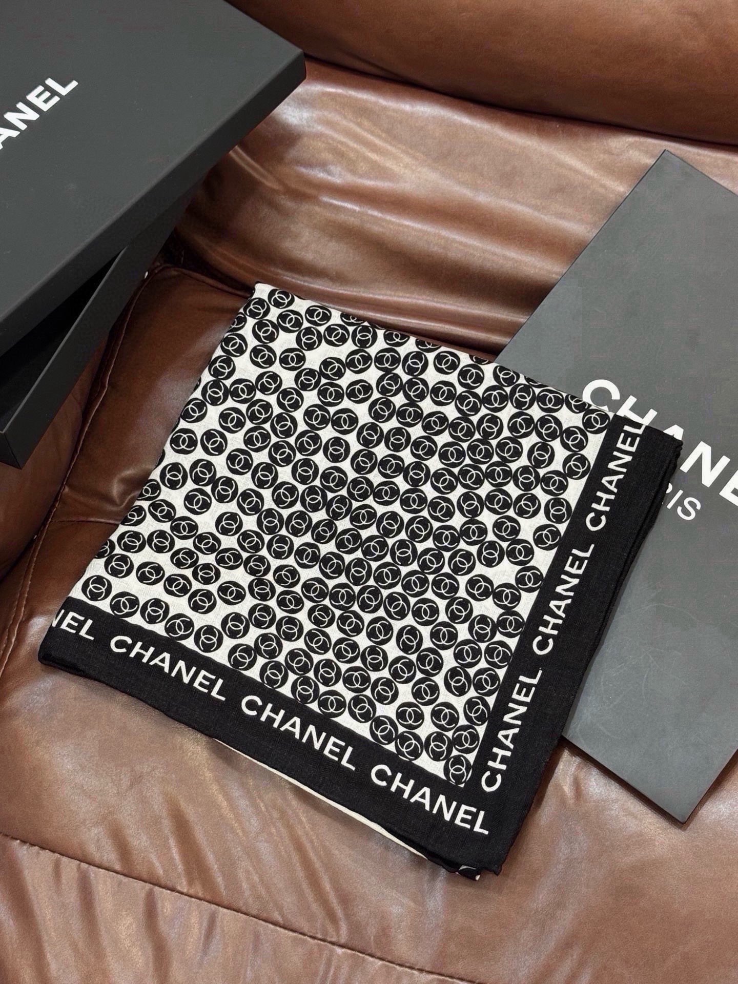 Cheap New  Chanel high-quality scarf in 217712, $55 USD- [IB217712] - Replica Chanel Scarf