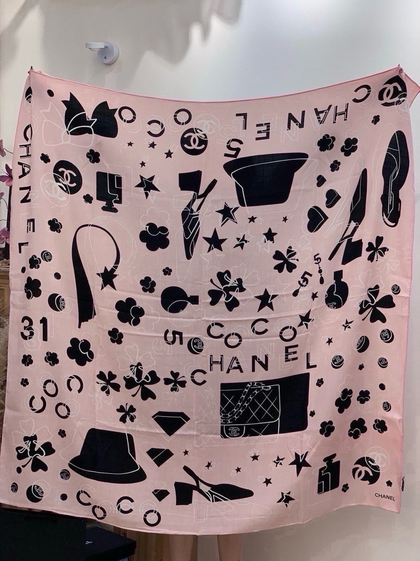Cheap New  Chanel high-quality scarf in 217714, $55 USD- [IB217714] - Replica Chanel Scarf