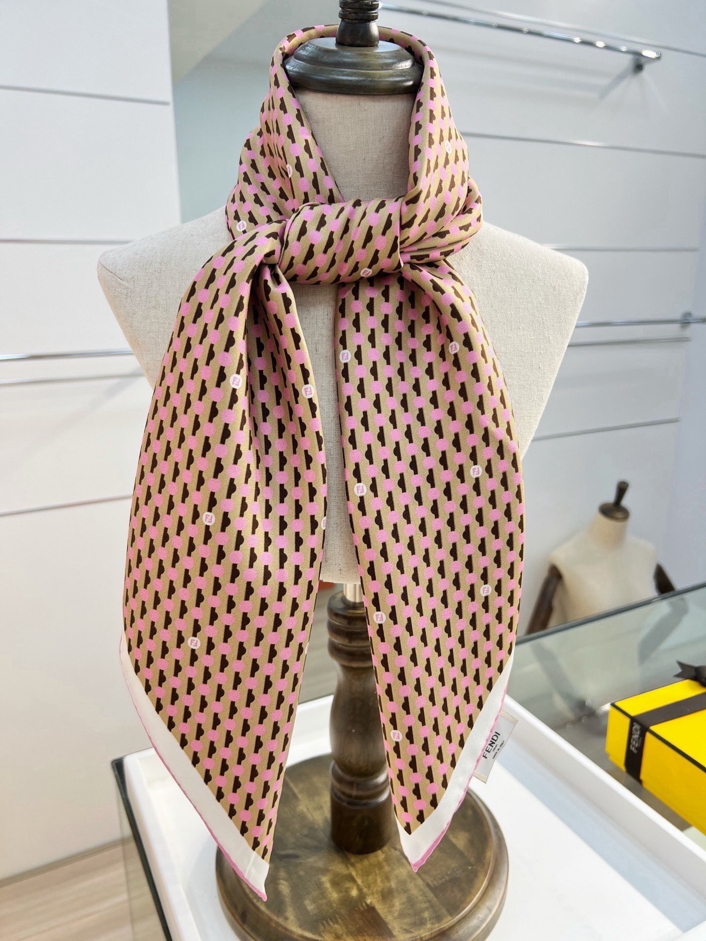 Cheap New  Fendi high-quality scarf in 217716, $50 USD- [IB217716] - Replica Fendi Cashmere Scarf