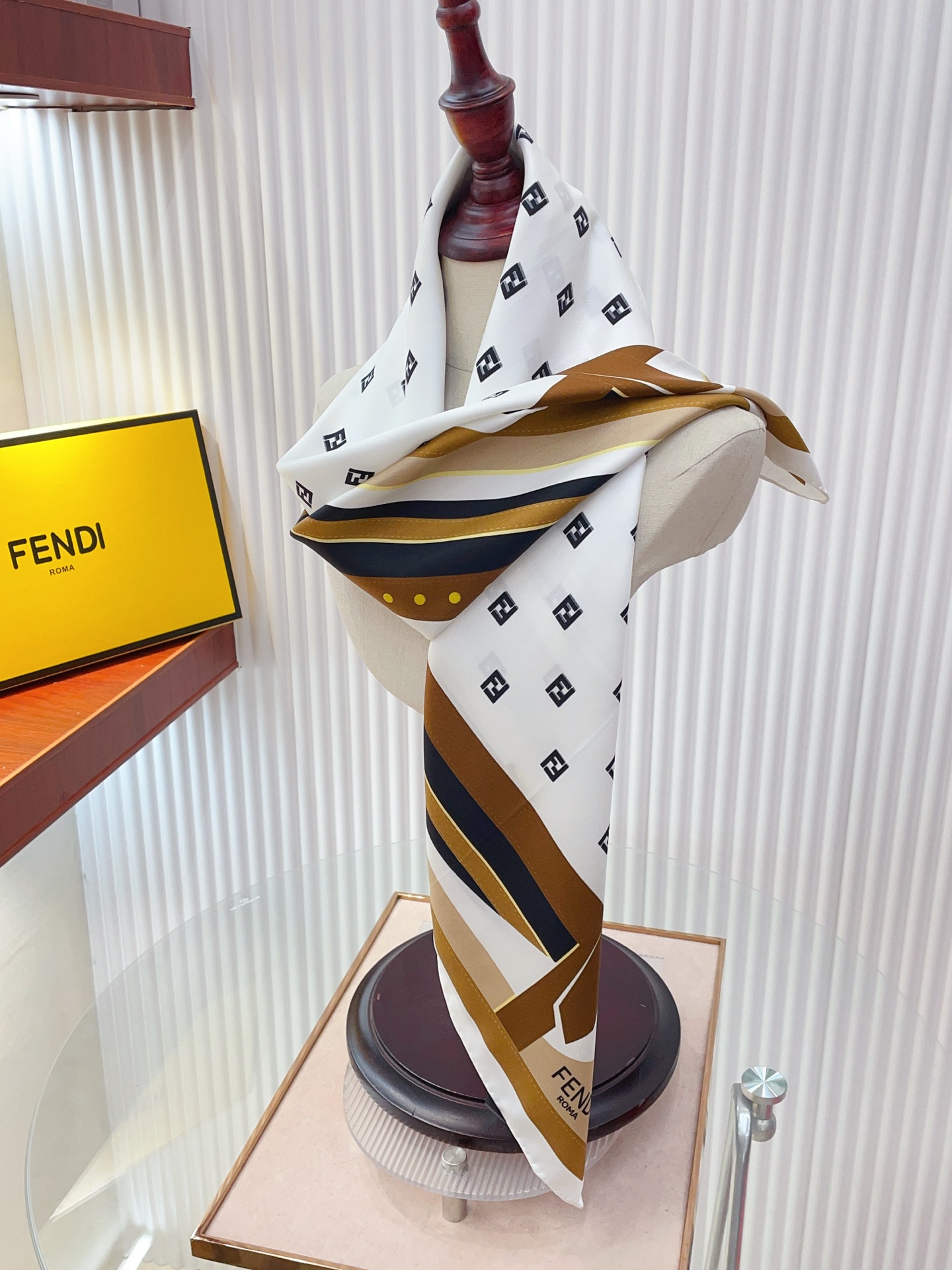 Cheap New  Fendi high-quality scarf in 217721, $50 USD- [IB217721] - Replica Fendi Cashmere Scarf