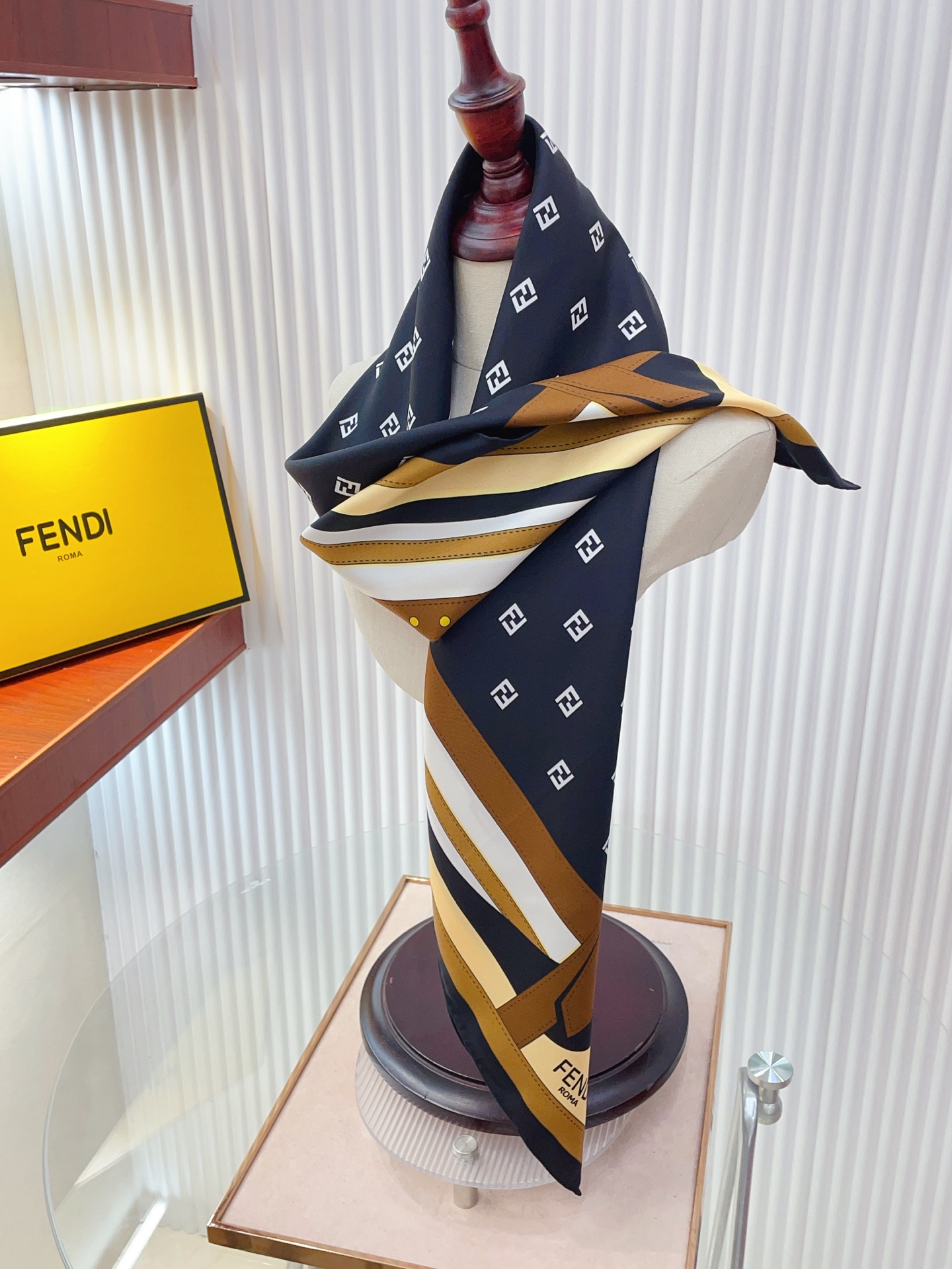 Cheap New  Fendi high-quality scarf in 217722, $50 USD- [IB217722] - Replica Fendi Cashmere Scarf