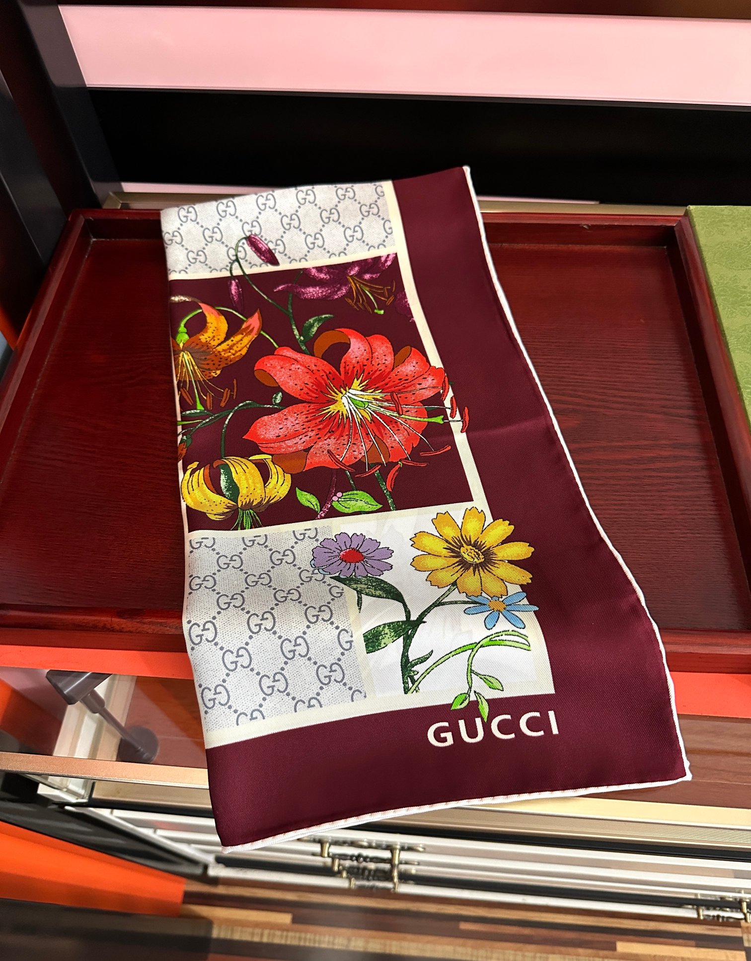 Cheap New Gucci high-quality scarf in 217723, $50 USD- [IB217723] - Replica Gucci Lightweight Scarf