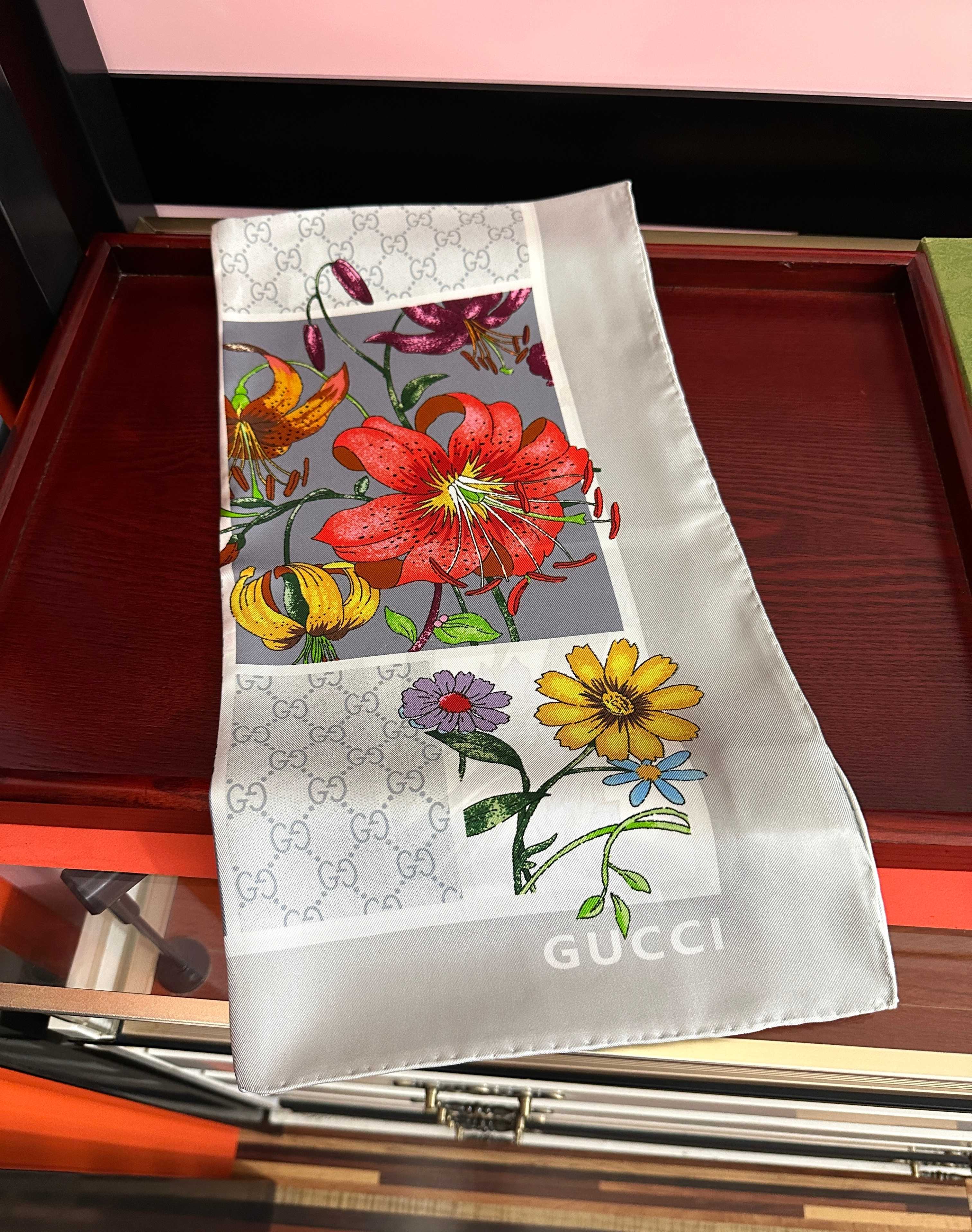 Cheap New Gucci high-quality scarf in 217724, $50 USD- [IB217724] - Replica Gucci Lightweight Scarf
