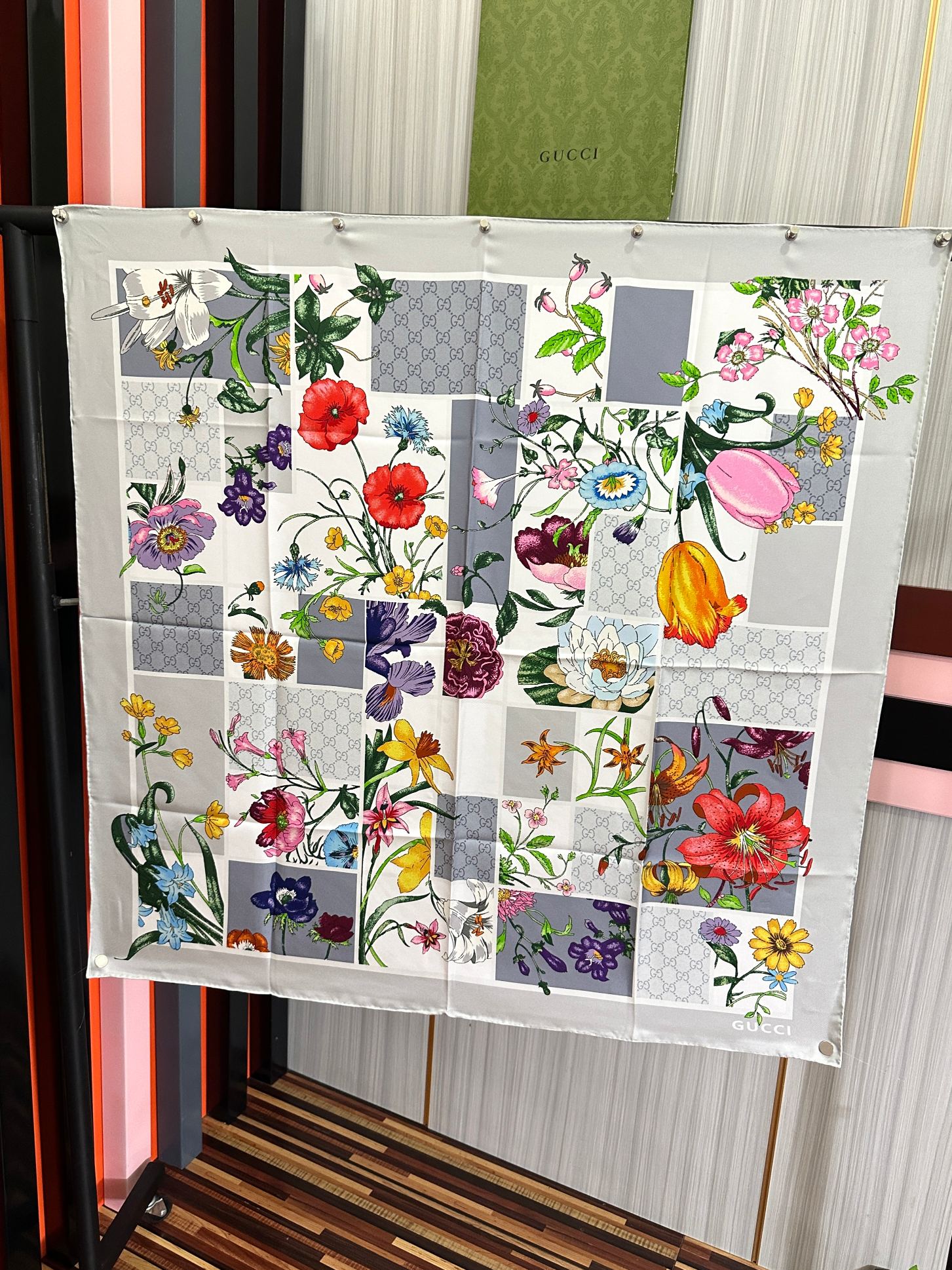 Cheap New Gucci high-quality scarf in 217724, $50 USD- [IB217724] - Replica Gucci Lightweight Scarf