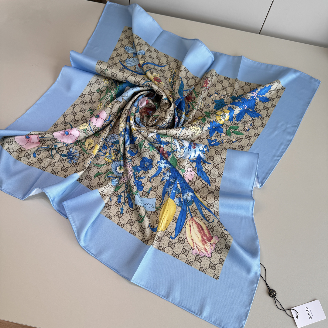Cheap New Gucci high-quality scarf in 217725, $50 USD- [IB217725] - Replica Gucci Lightweight Scarf