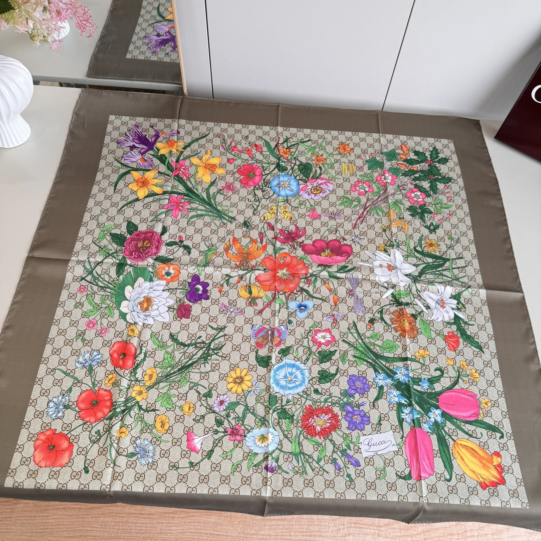 Cheap New Gucci high-quality scarf in 217726, $50 USD- [IB217726] - Replica Gucci Lightweight Scarf