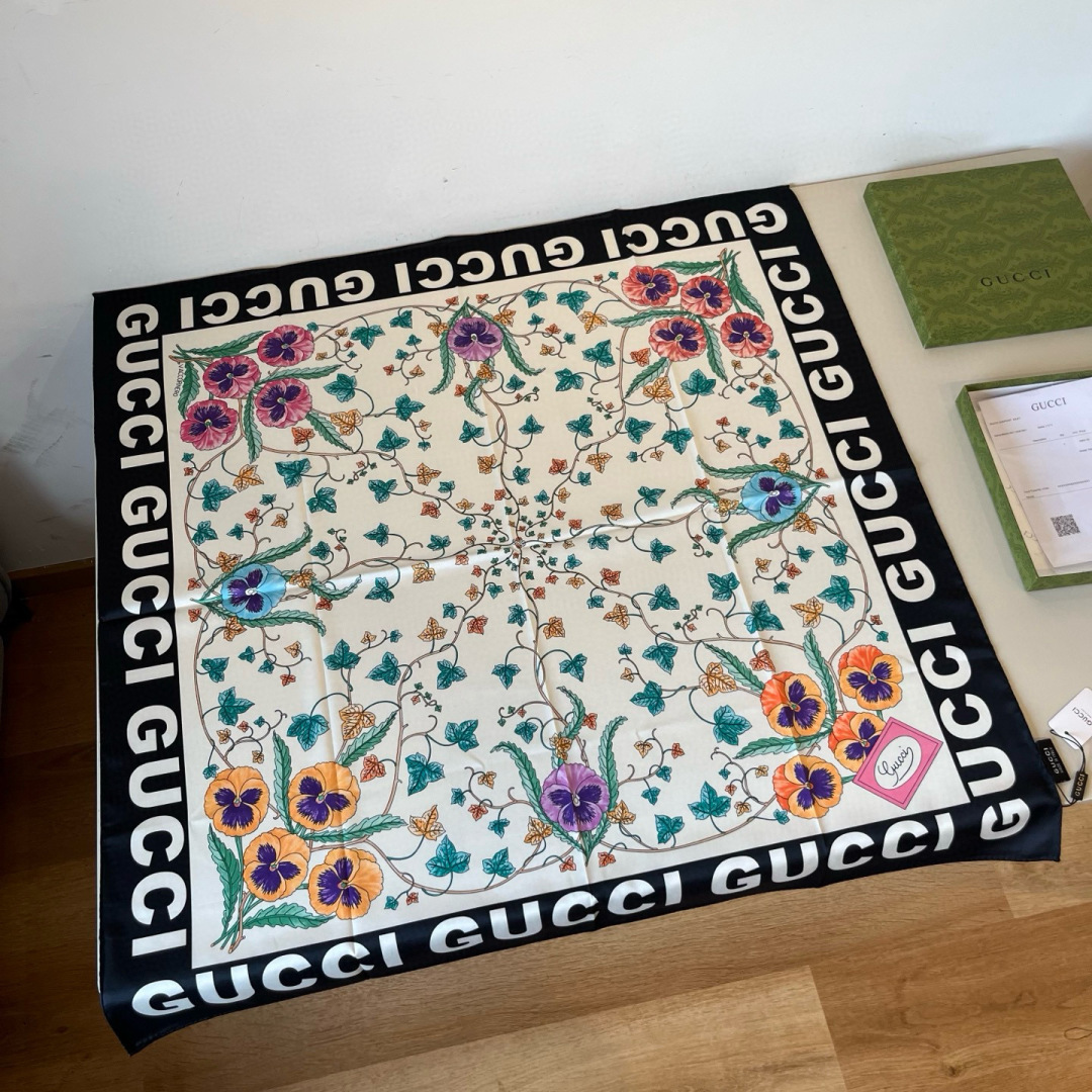 Cheap New Gucci high-quality scarf in 217730, $50 USD- [IB217730] - Replica Gucci Lightweight Scarf