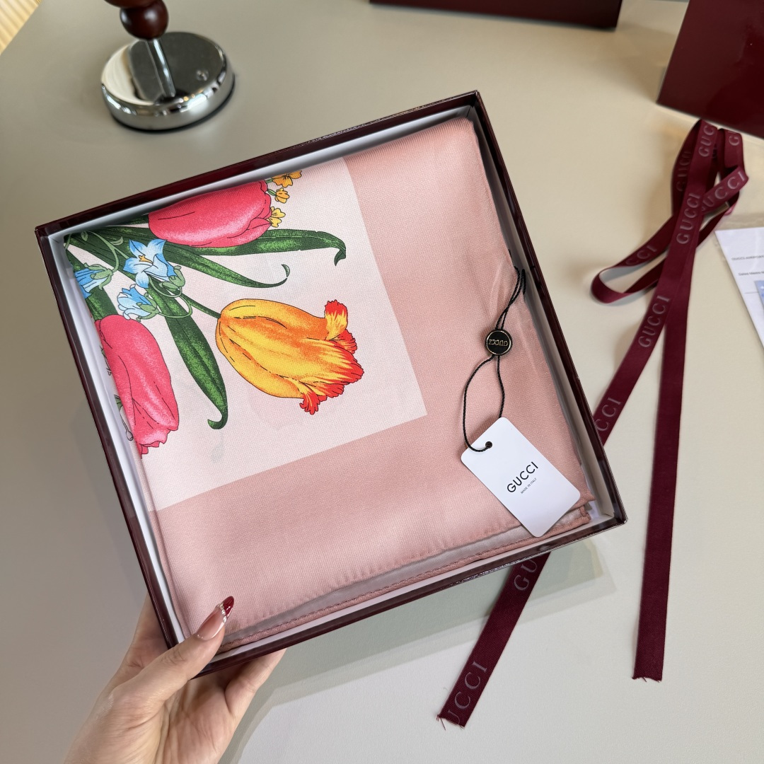 Cheap New Gucci high-quality scarf in 217731, $50 USD- [IB217731] - Replica Gucci Lightweight Scarf