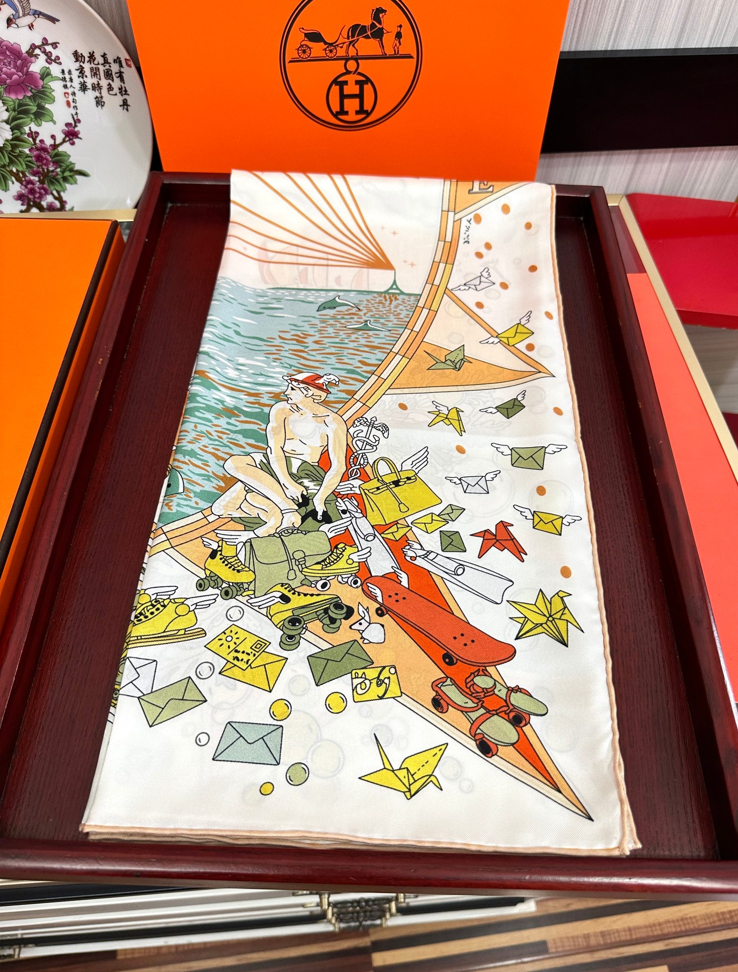 Cheap New Hermes high-quality scarf in 217732, $50 USD- [IB217732] - Replica Hermes Cashmere scarf