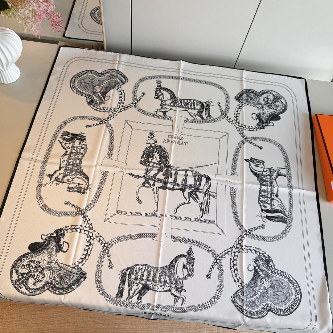 Cheap New Hermes high-quality scarf in 217733, $50 USD- [IB217733] - Replica Hermes Cashmere scarf