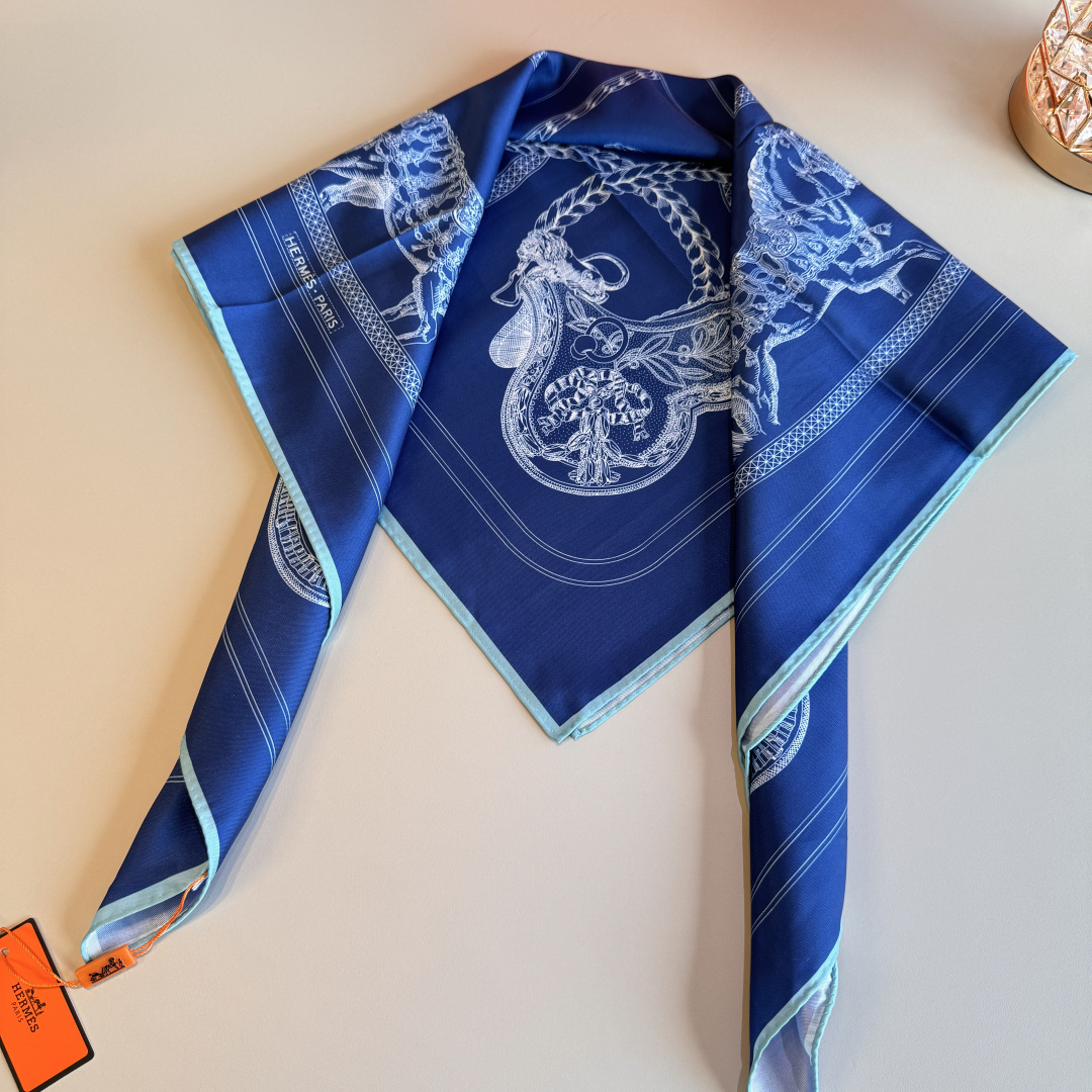 Cheap New Hermes high-quality scarf in 217735, $50 USD- [IB217735] - Replica Hermes Cashmere scarf