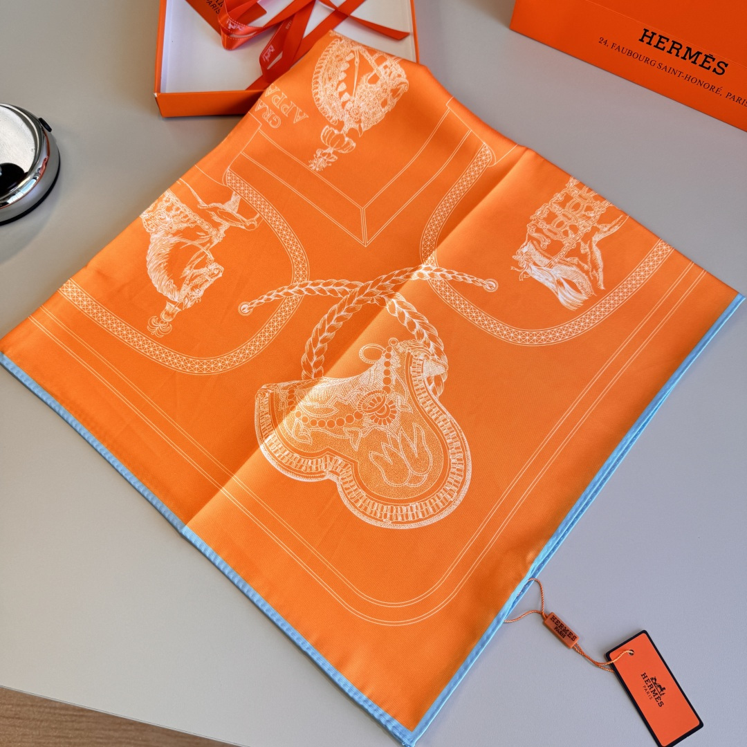 Cheap New Hermes high-quality scarf in 217736, $50 USD- [IB217736] - Replica Hermes Cashmere scarf