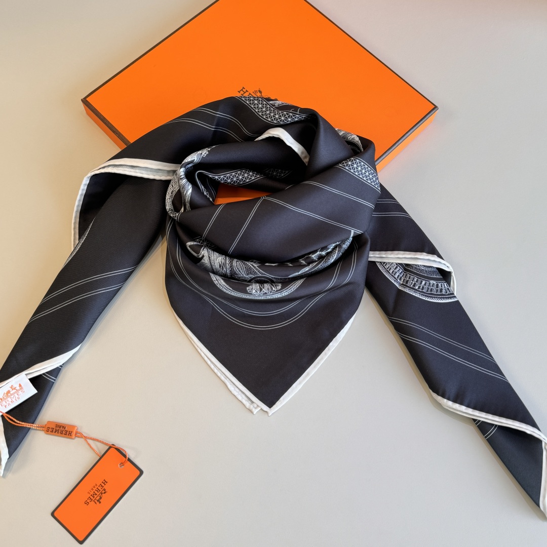 Cheap New Hermes high-quality scarf in 217737, $50 USD- [IB217737] - Replica Hermes Cashmere scarf
