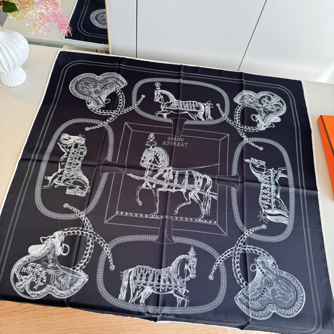 Cheap New Hermes high-quality scarf in 217737, $50 USD- [IB217737] - Replica Hermes Cashmere scarf