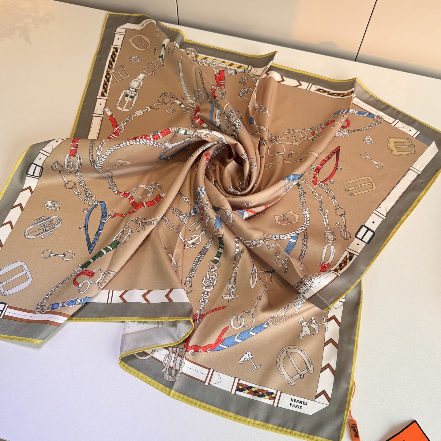 Cheap New Hermes high-quality scarf in 217738, $50 USD- [IB217738] - Replica Hermes Cashmere scarf