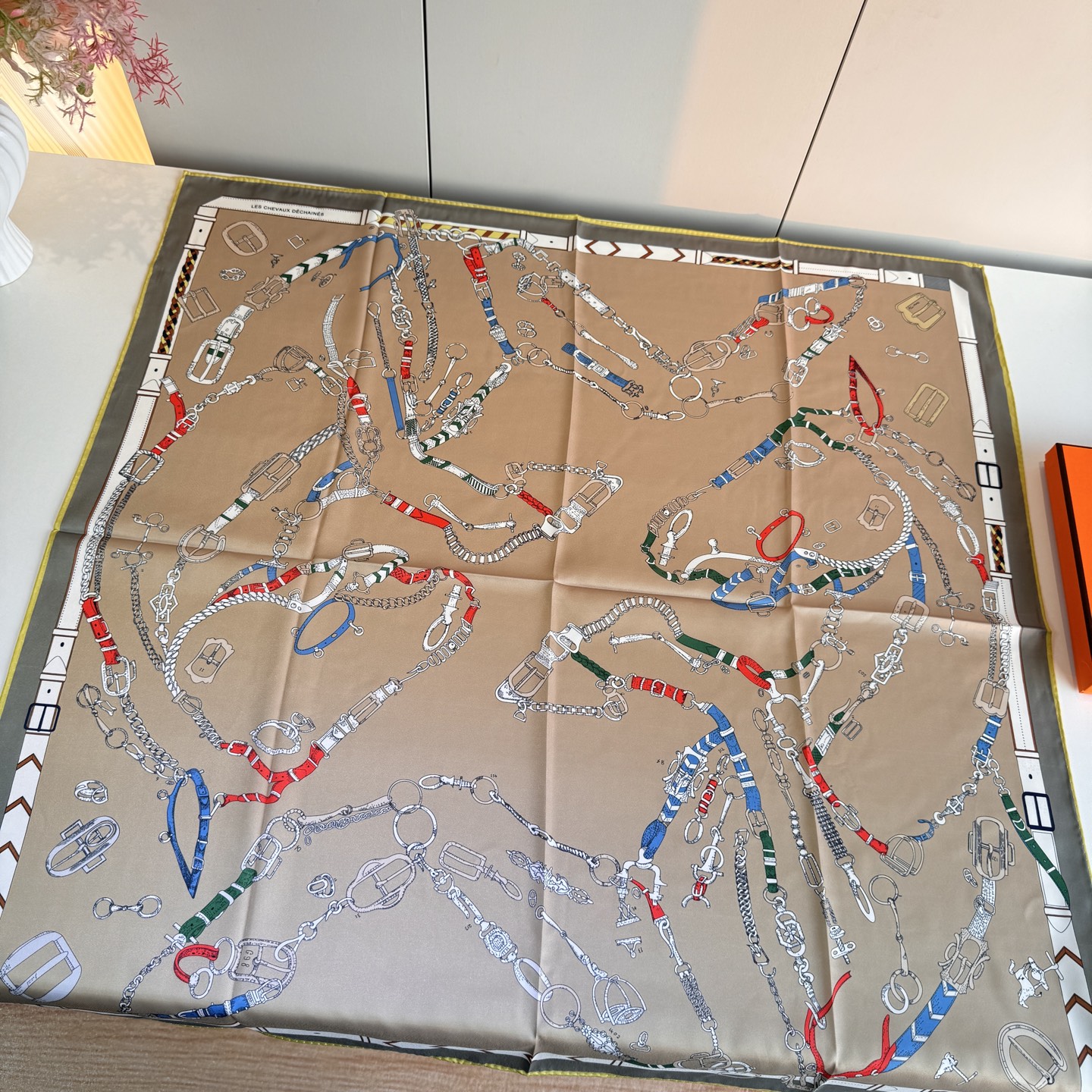 Cheap New Hermes high-quality scarf in 217738, $50 USD- [IB217738] - Replica Hermes Cashmere scarf